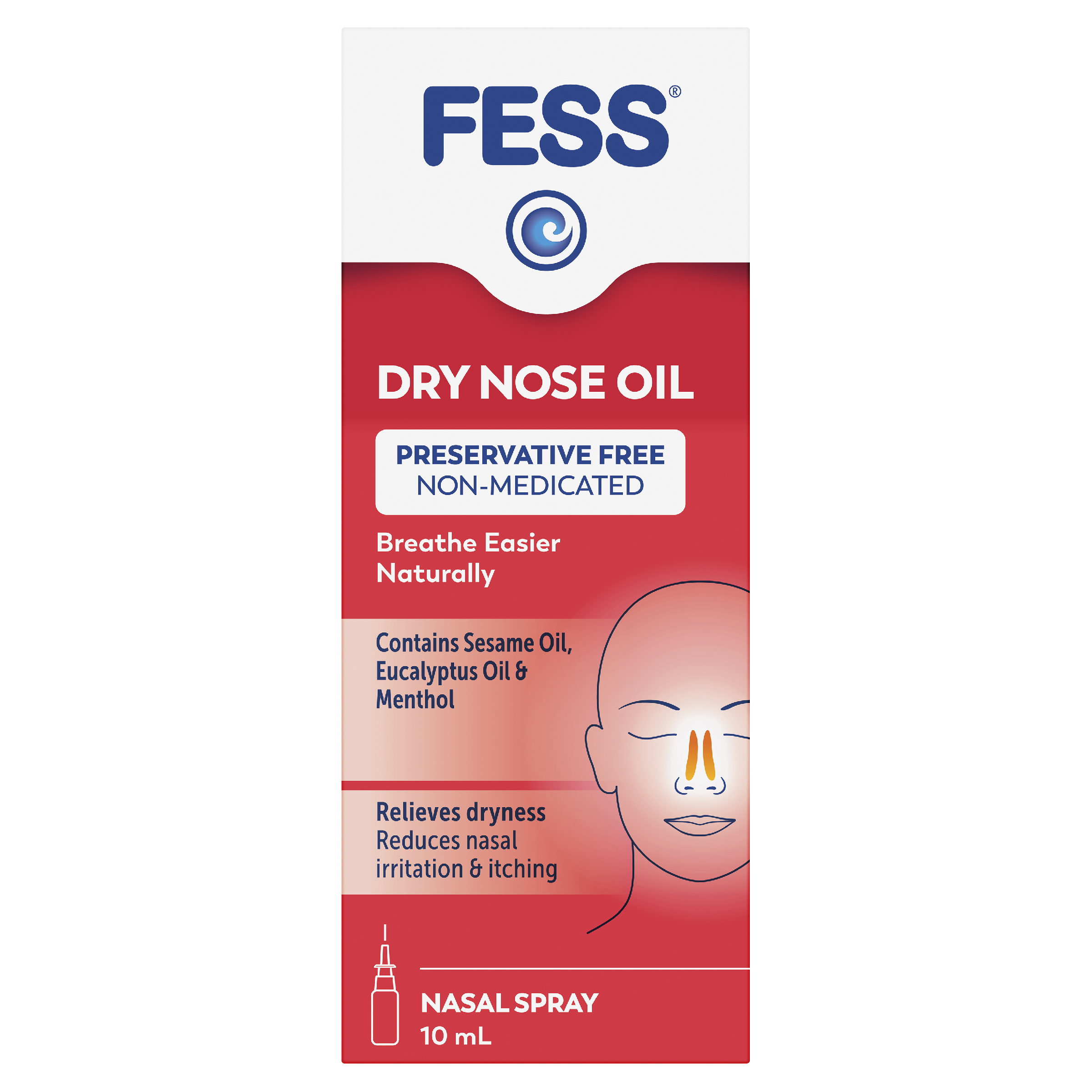 FESS DRY NOSE OIL SPRAY 10ML - Image 2