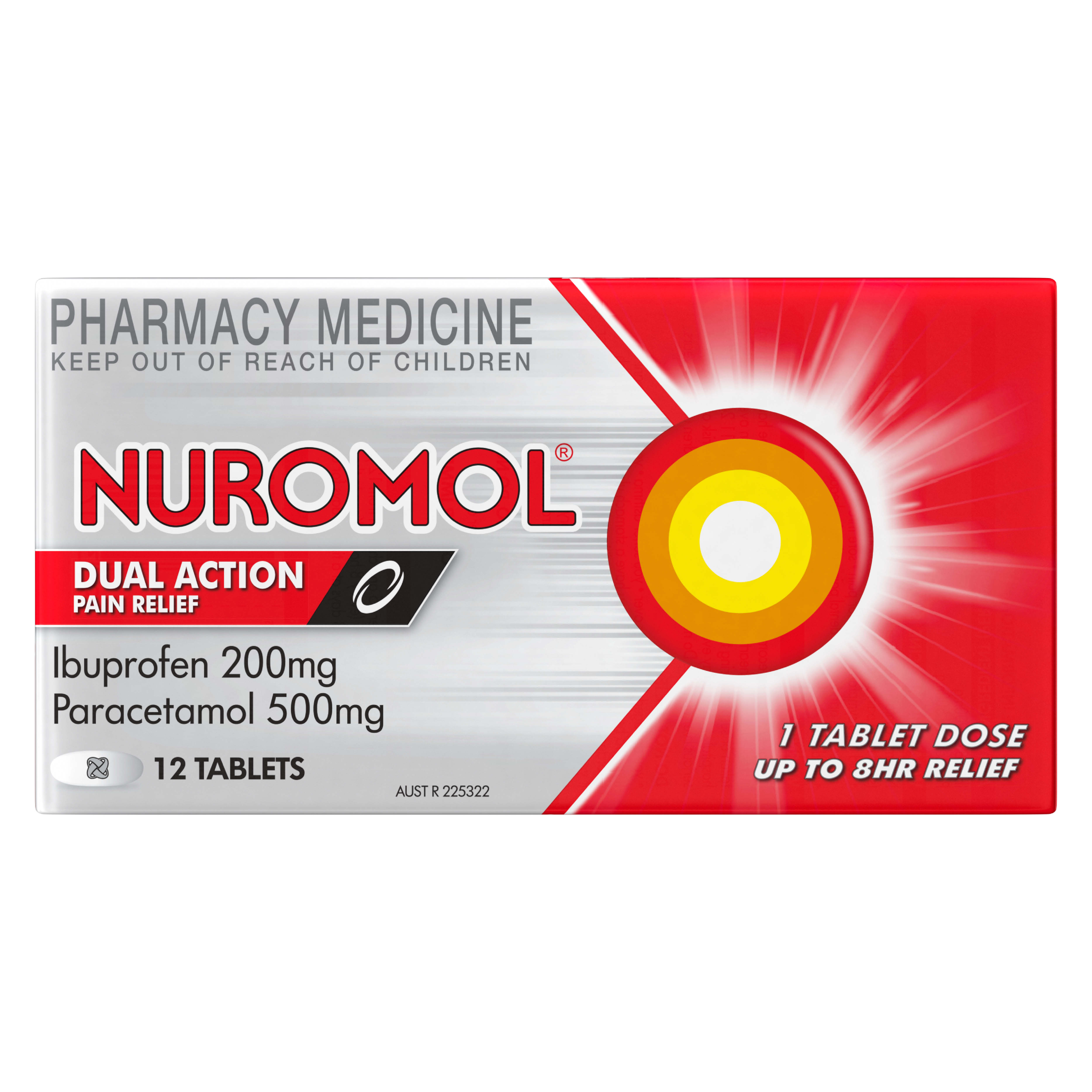 NUROMOL 12 TABLETS - Image 2