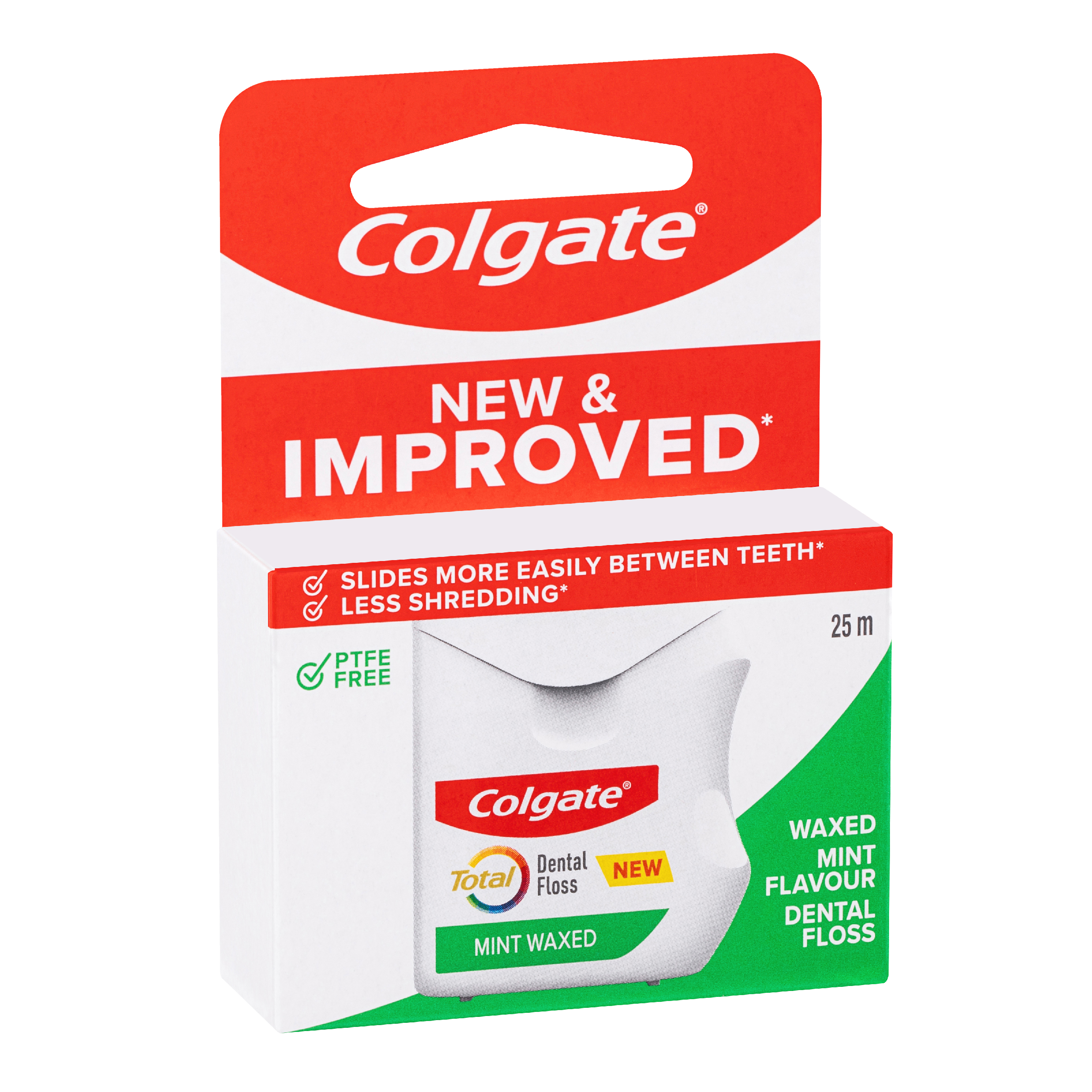 COLGATE DENTAL FLOSS TOTAL MINT WAXED 25M