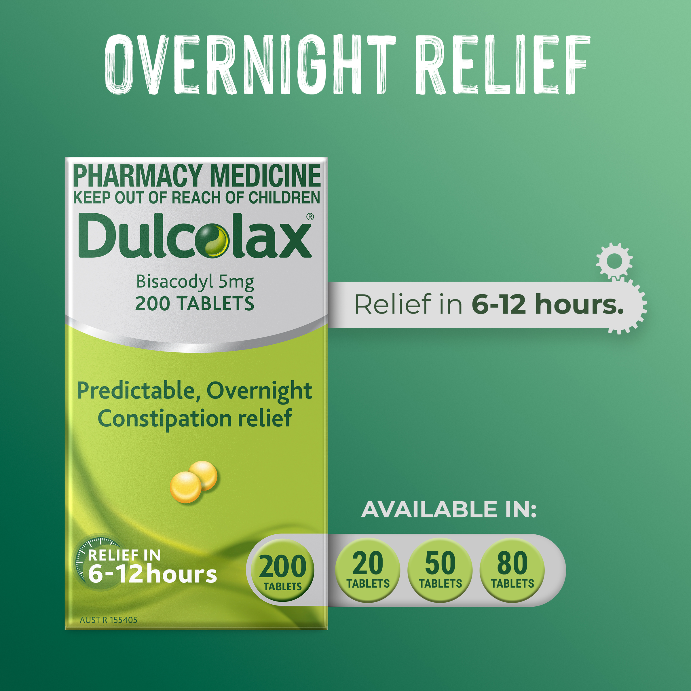 DULCOLAX CONSTIPATION RELIEF 5MG 200 TABLETS - Image 6