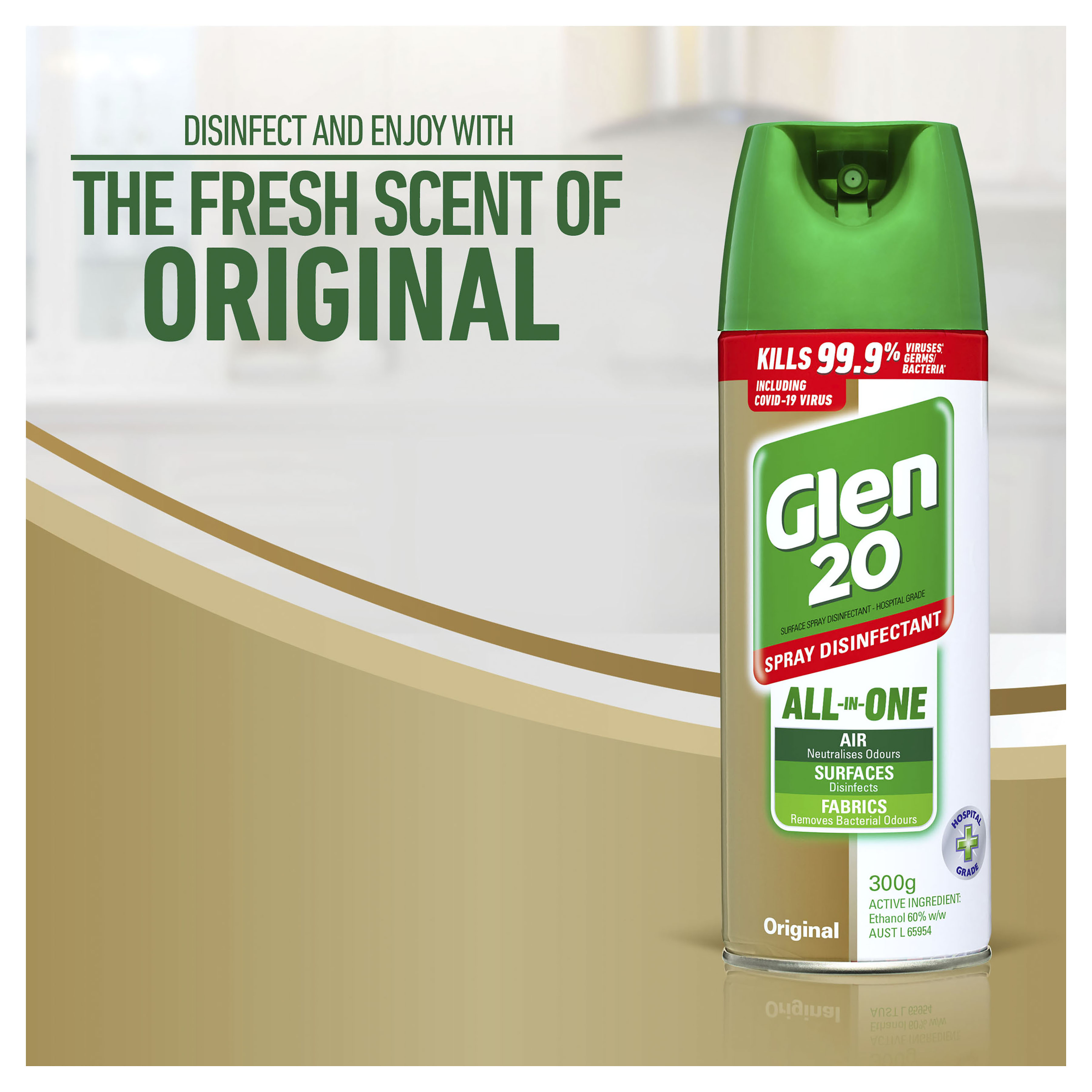 GLEN 20 ALL IN ONE DISINFECTANT SPRAY ORIGINAL 300G - Image 7