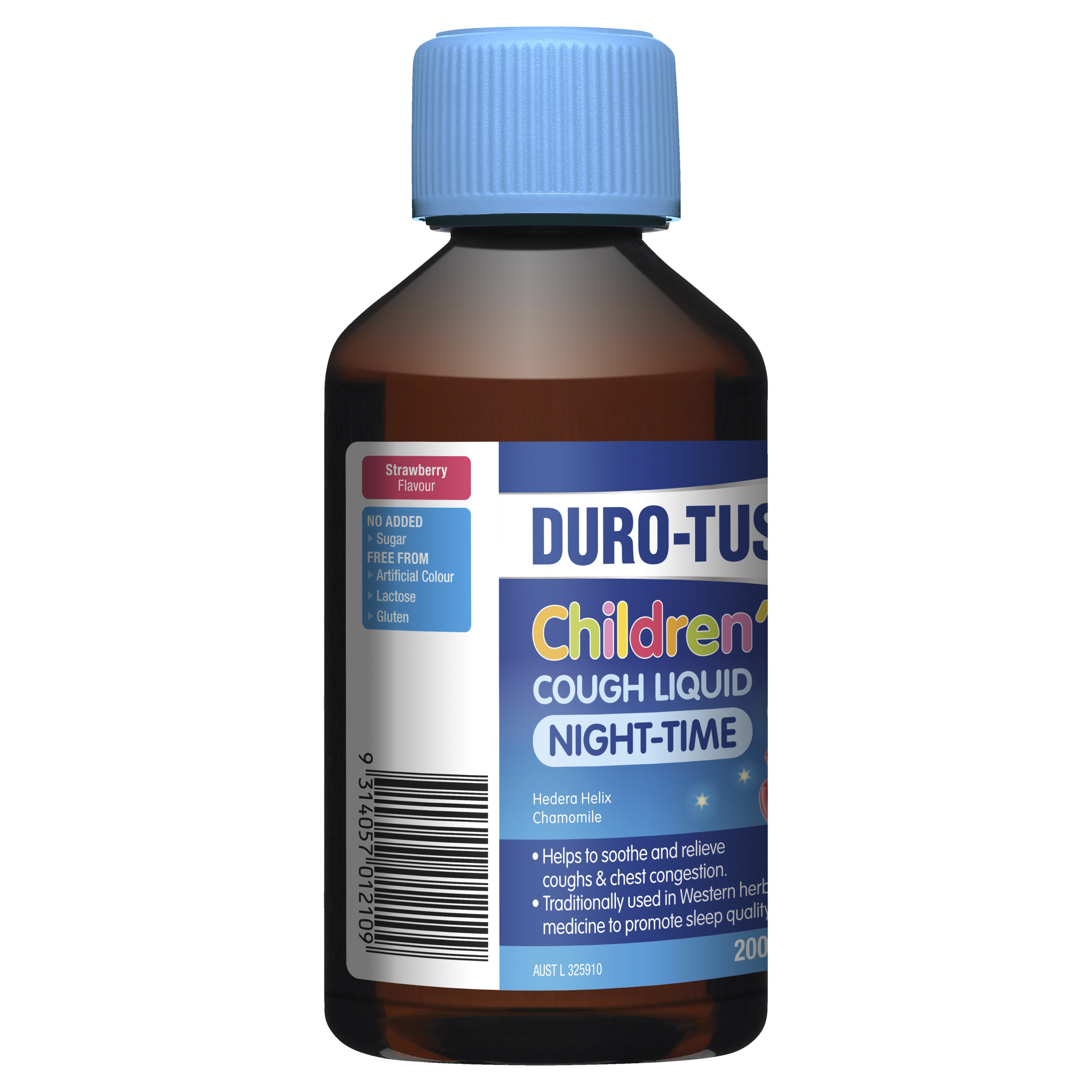 DURO-TUSS CHILDRENS COUGH NIGHT TIME STRAWBERRY LIQUID 200ML - Image 3