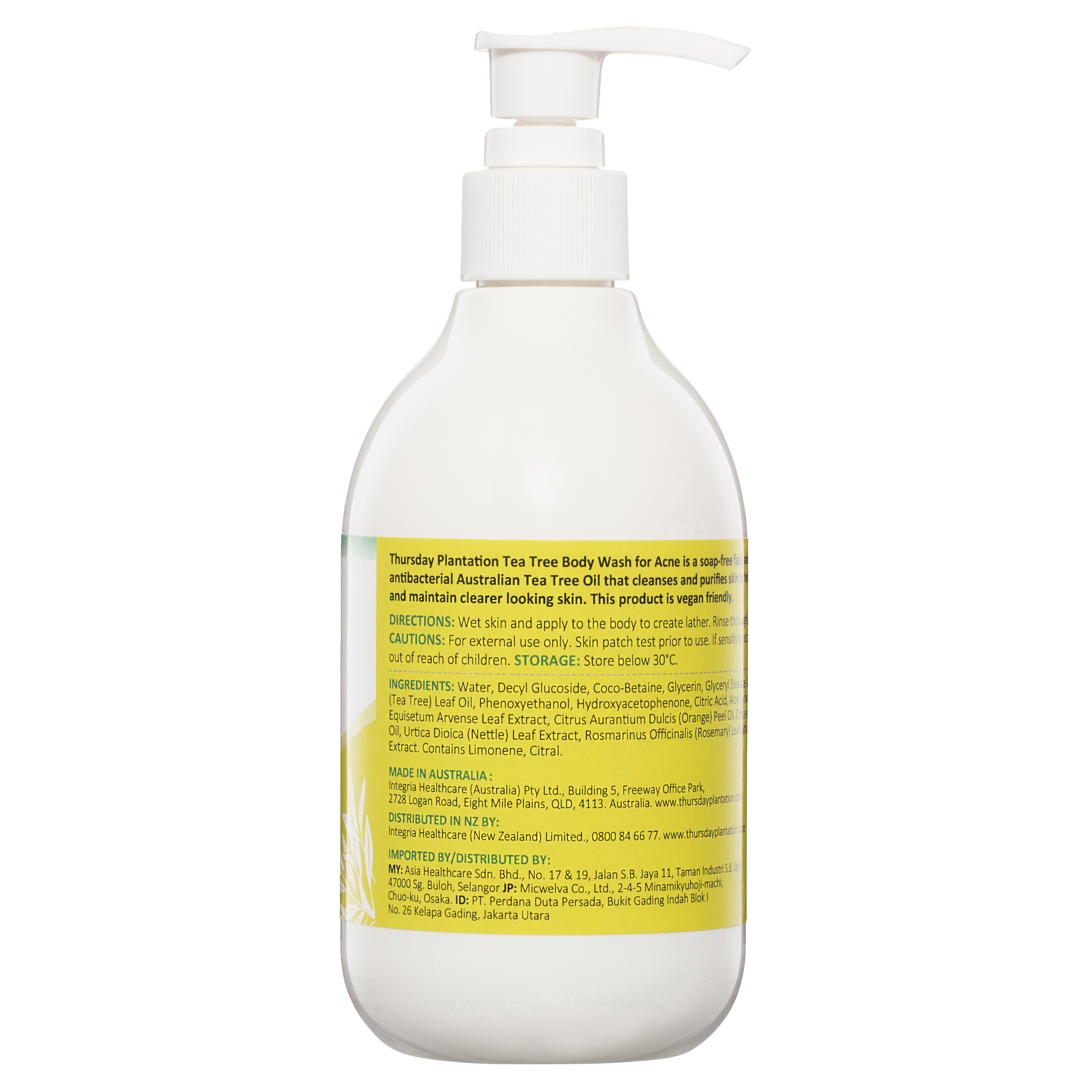THURSDAY PLANTATION TEA TREE ACNE BODY WASH 300ML - Image 2