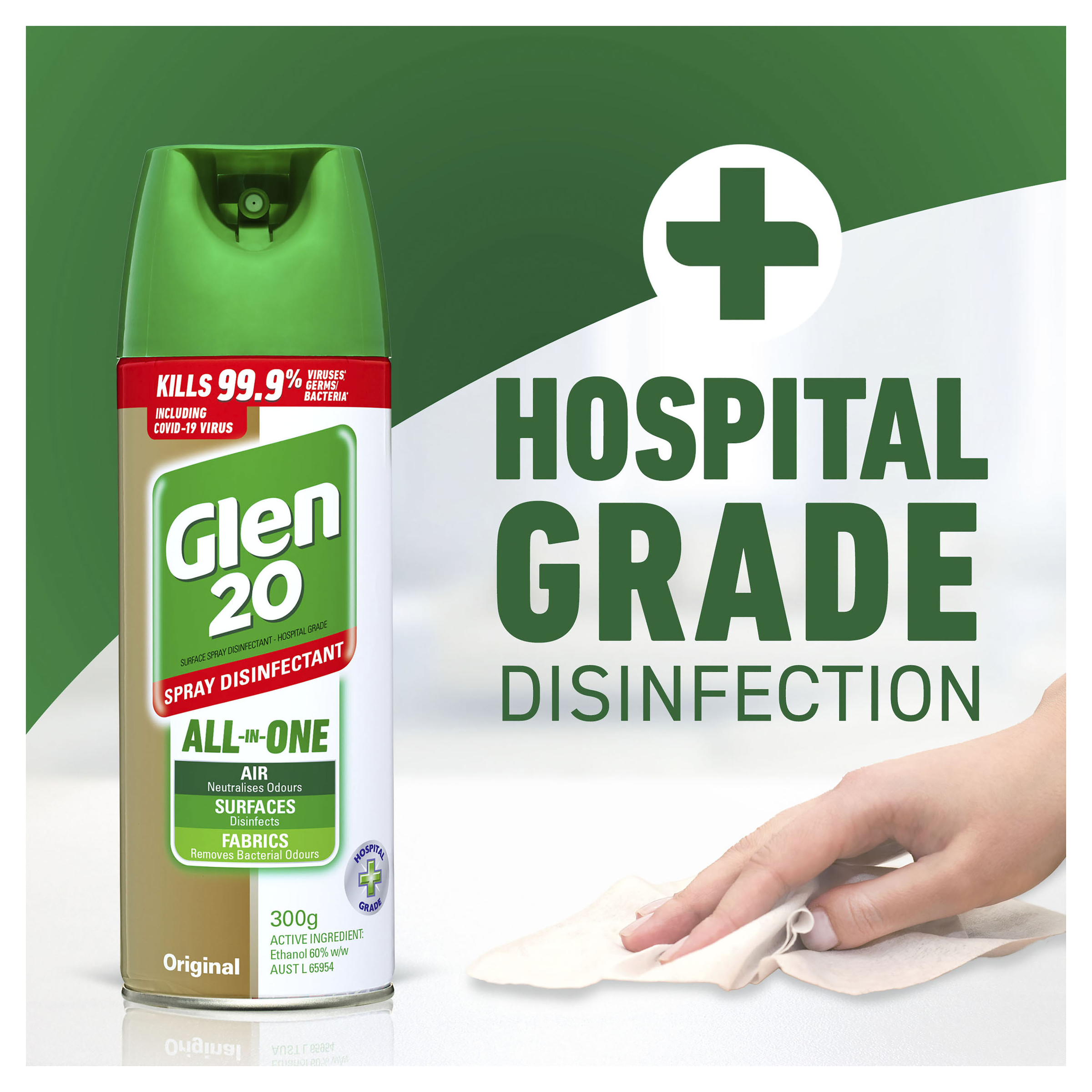 GLEN 20 ALL IN ONE DISINFECTANT SPRAY ORIGINAL 300G - Image 6