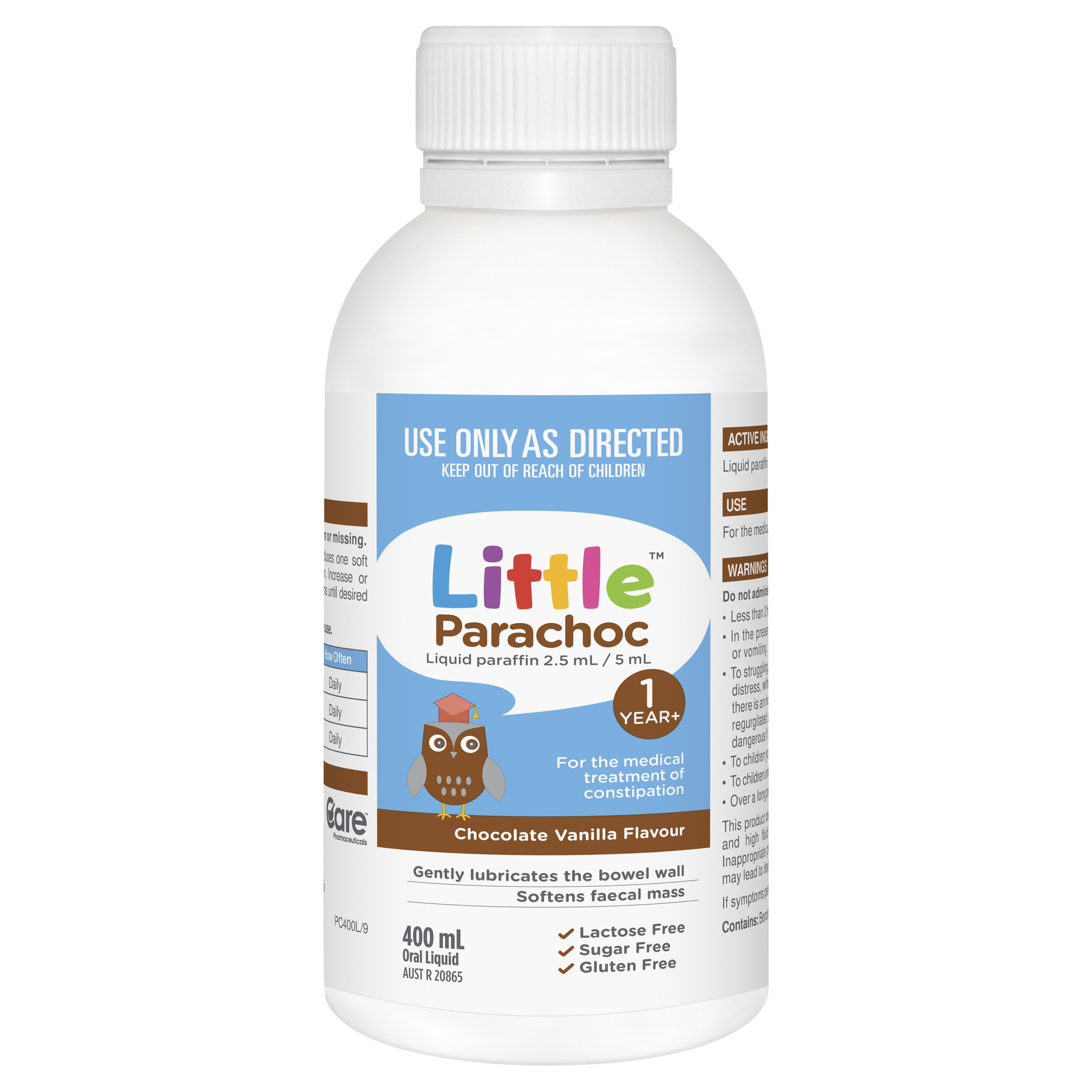 PARACHOC CHOCOLATE VANILLA LIQUID 400ML - Image 10