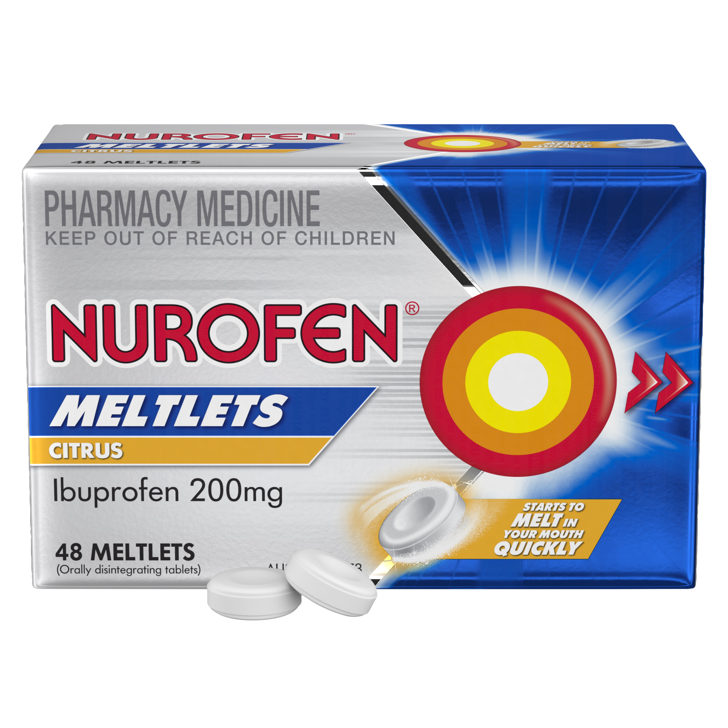 NUROFEN CITRUS 200MG 48 MELTLETS - Image 11