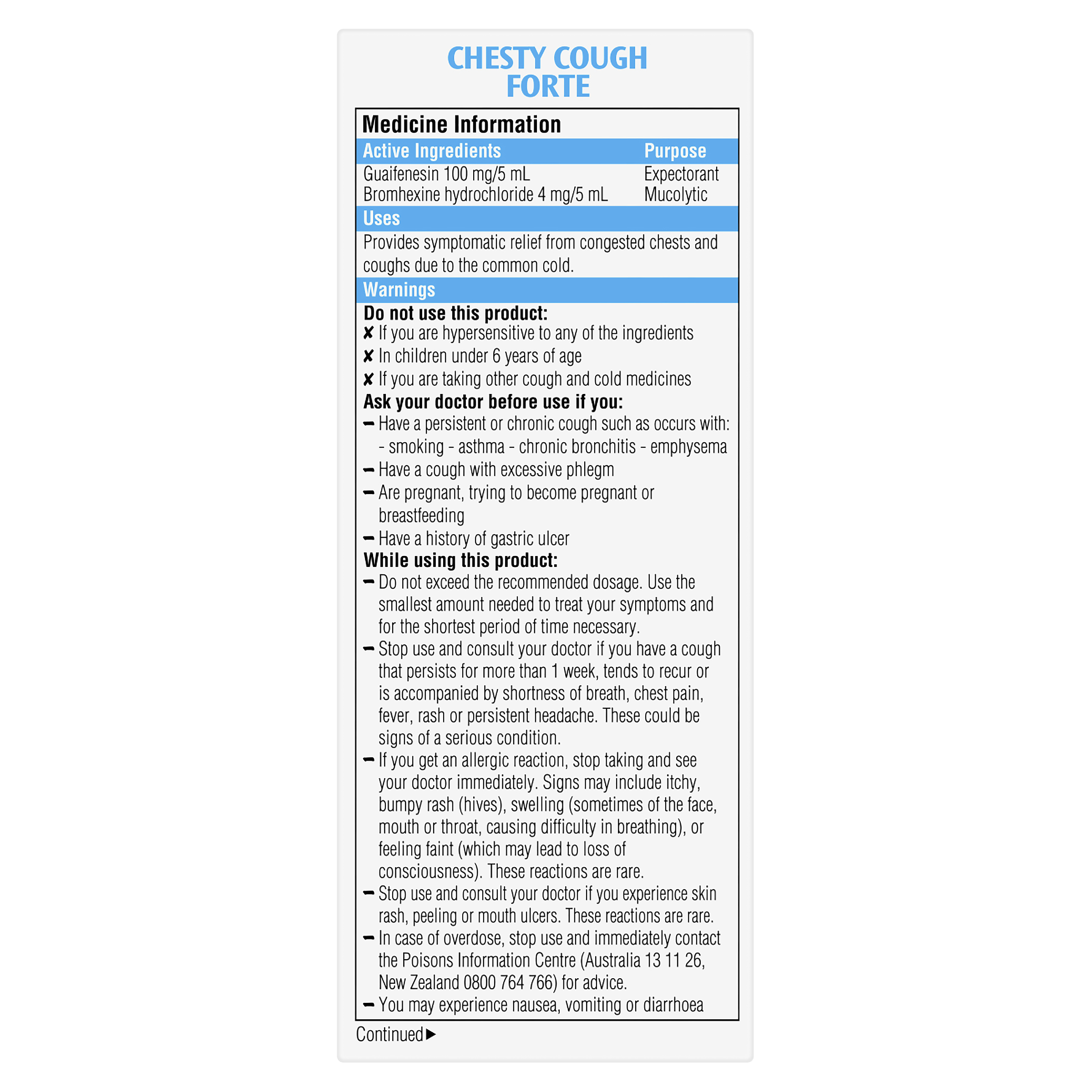 ROBITUSSIN CHESTY COUGH FORTE 200ML - Image 4