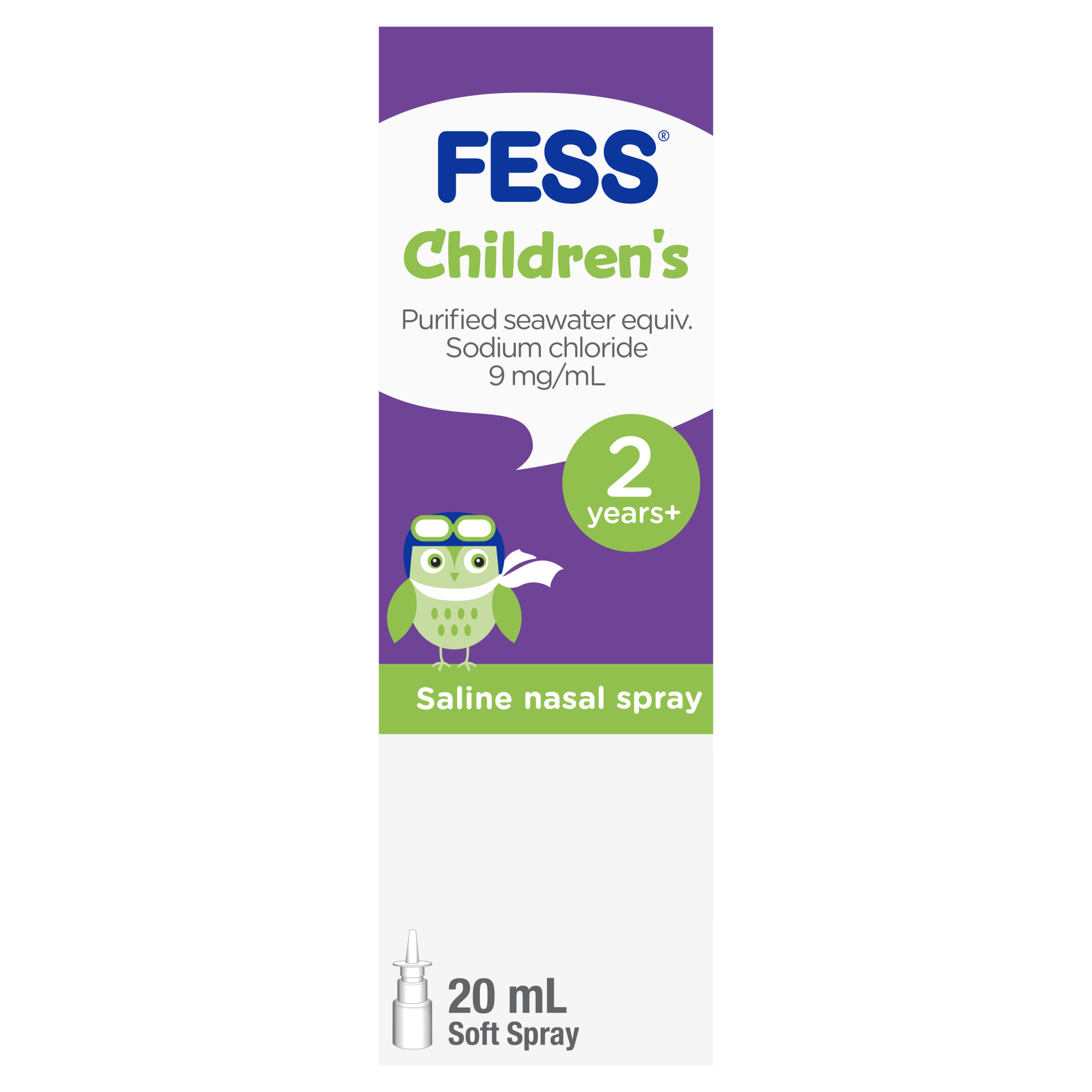 FESS CHILDRENS SALINE NASAL SPRAY 20ML - Image 9