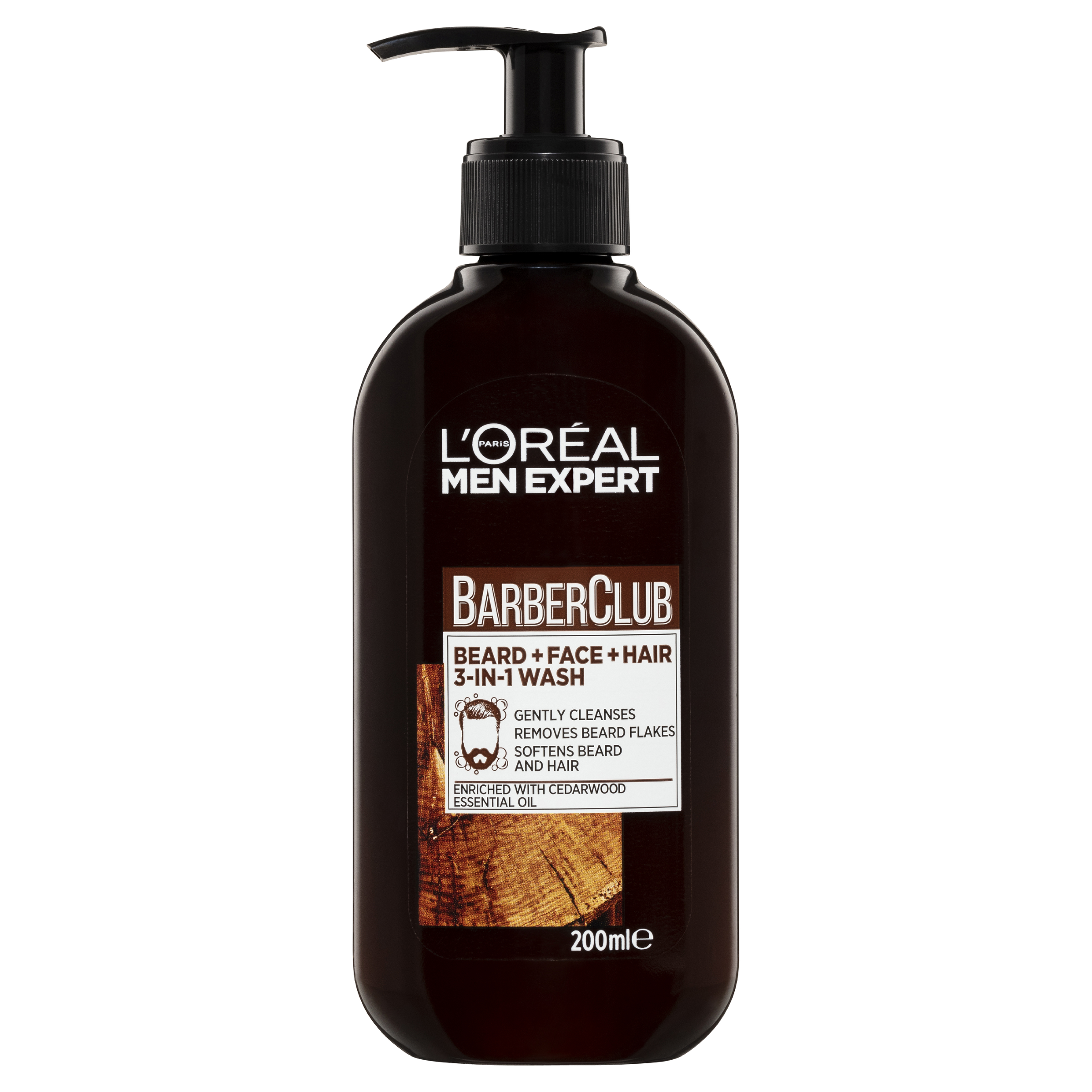 LOREAL LOREAL MEN EXPERT BARBER CLUB 3-IN-1 WASH 200ML