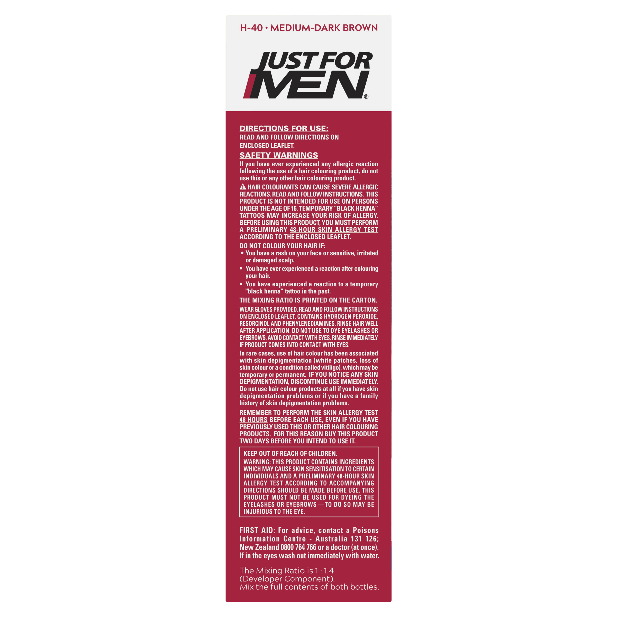 JUST FOR MEN MEDIUM DARK BROWN - Image 3