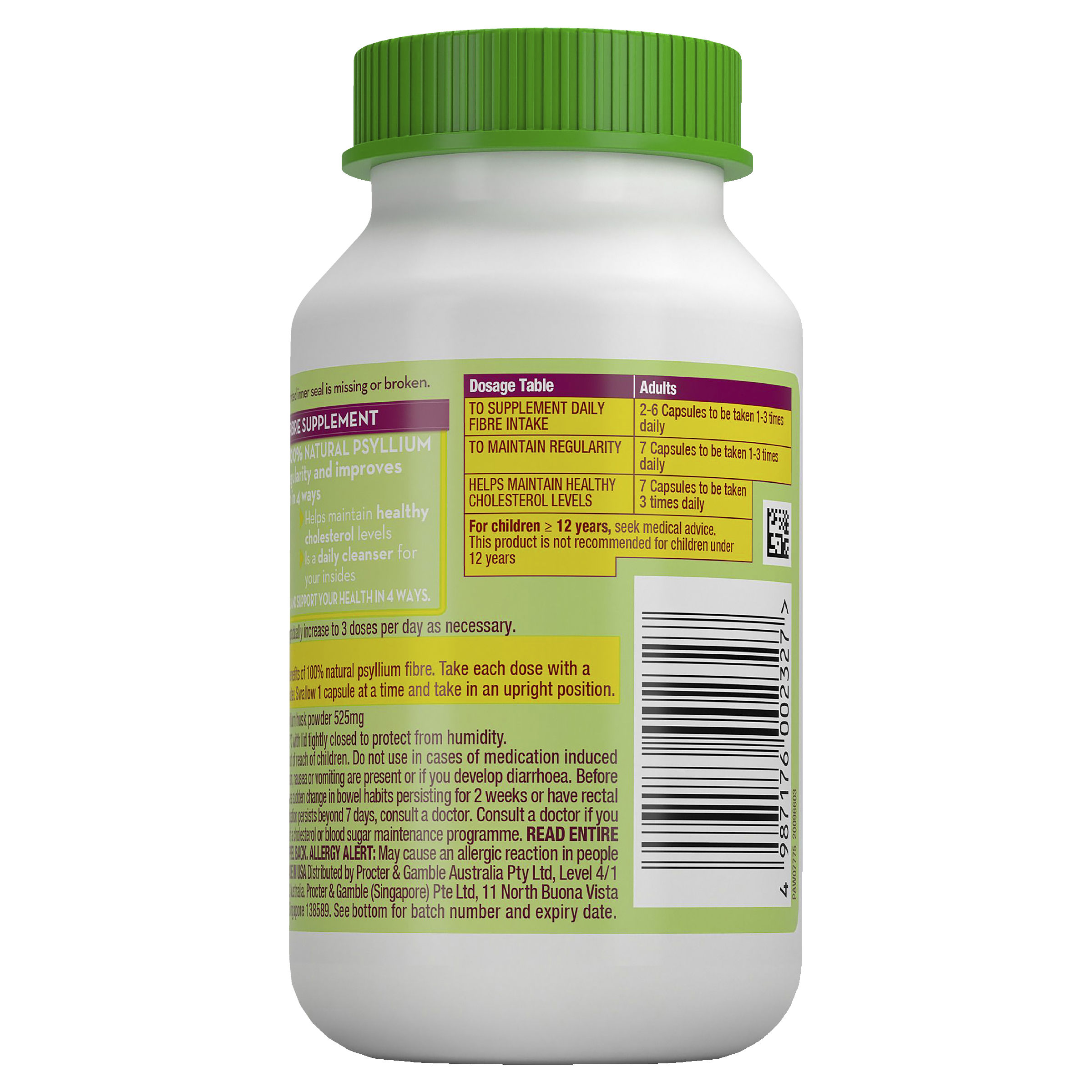 METAMUCIL FIBRECAPS 160 CAPSULES - Image 2