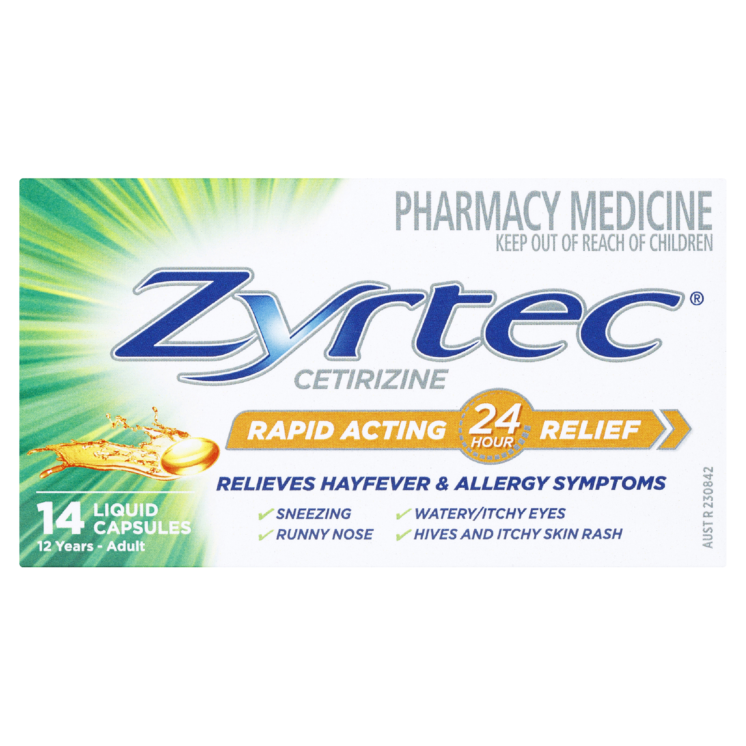 ZYRTEC LIQUID 14 CAPSULES - Image 2