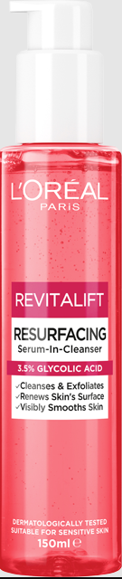 LOREAL REVITALIFT LASER GLYCOLIC ACID CLEANSER 150ML