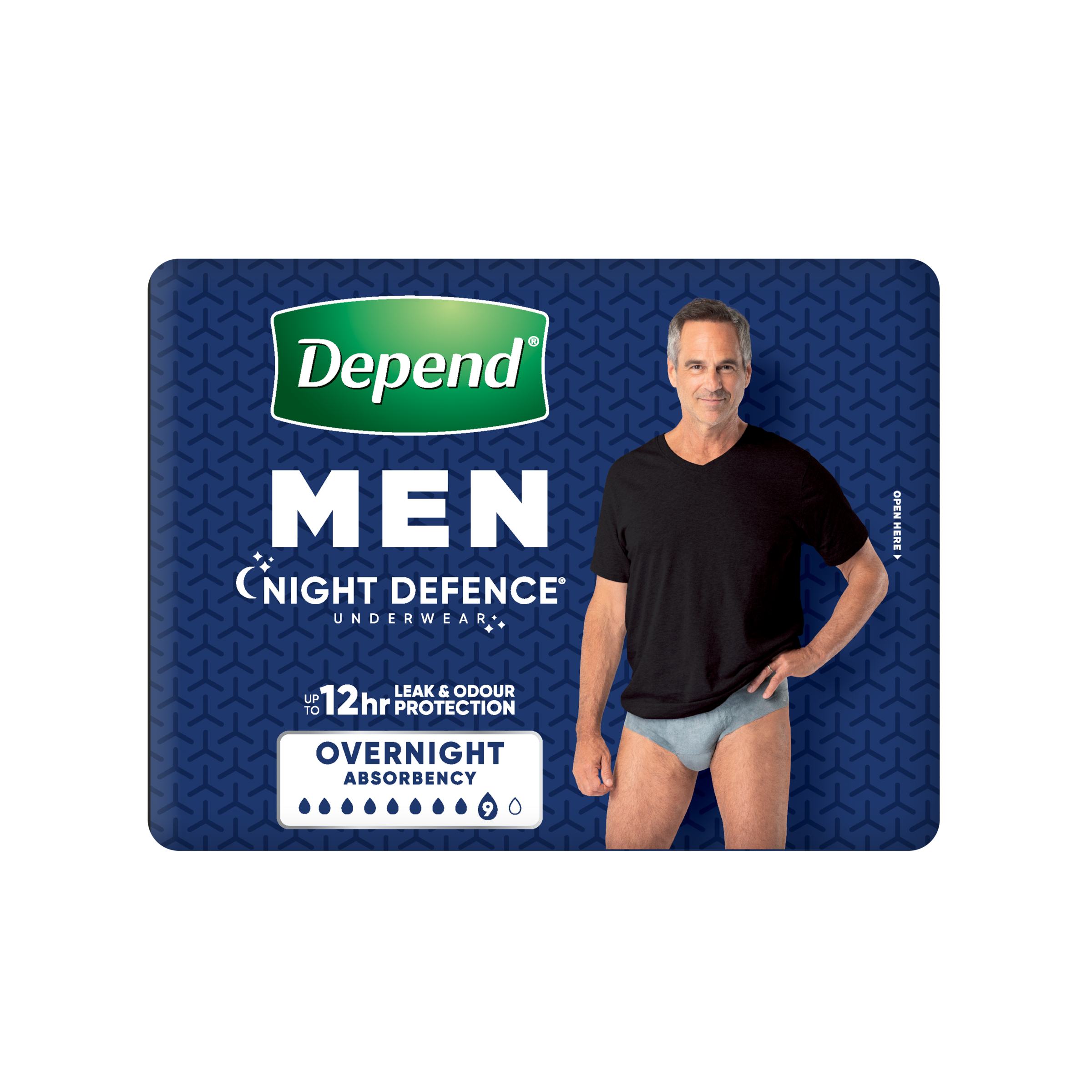DEPEND MEN ADVANCED PROTECTION N/DEF UNDERWEAR 9D LARGE 8 PACK - Image 3