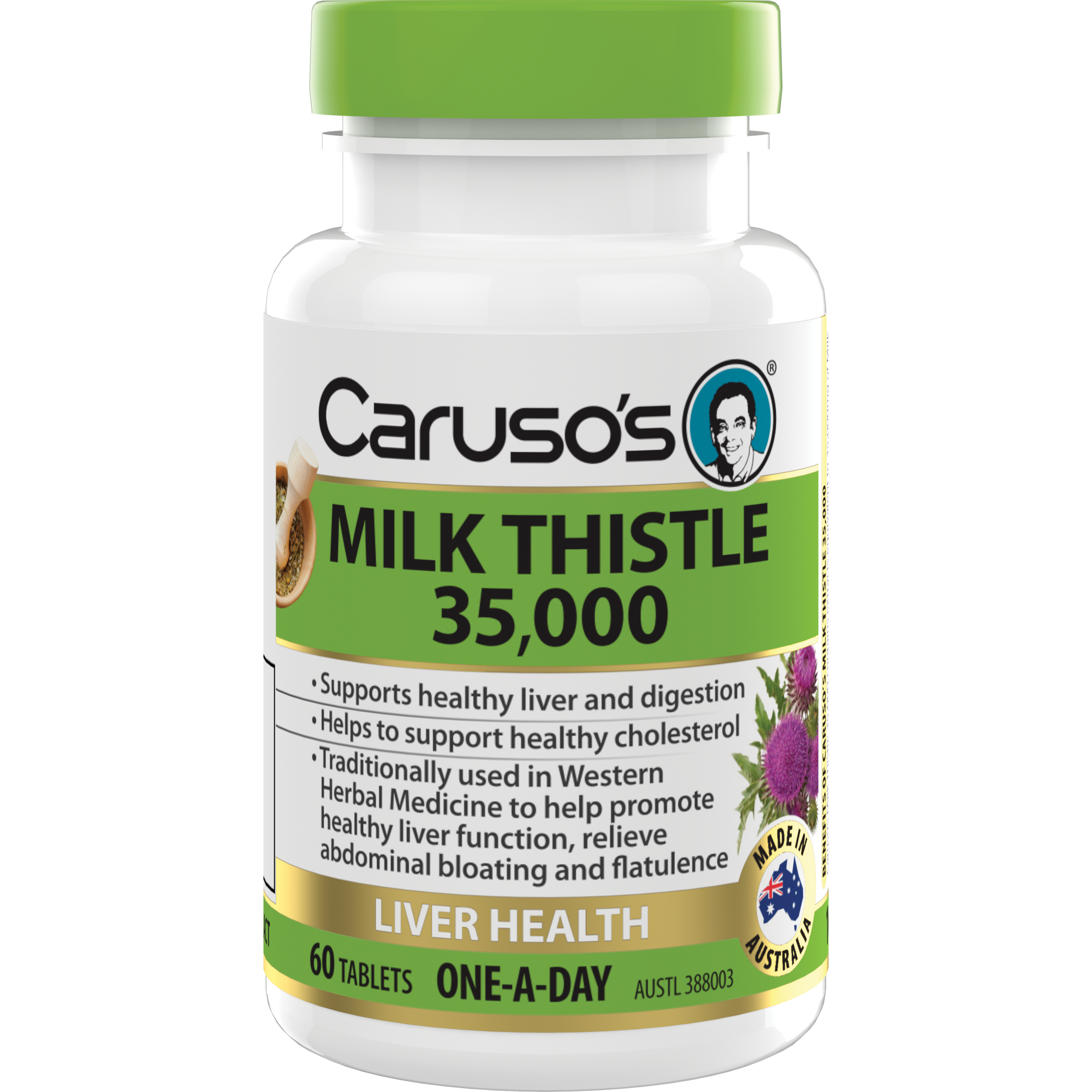 CARUSOS MILK THISTLE 60 TABLETS
