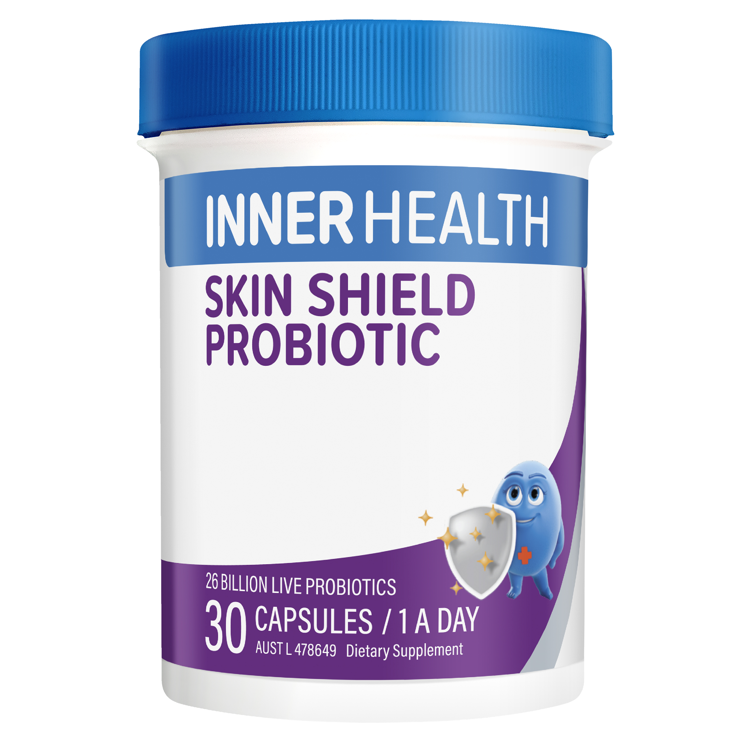 INNER HEALTH SKIN SHIELD 30 CAPSULES - Image 3