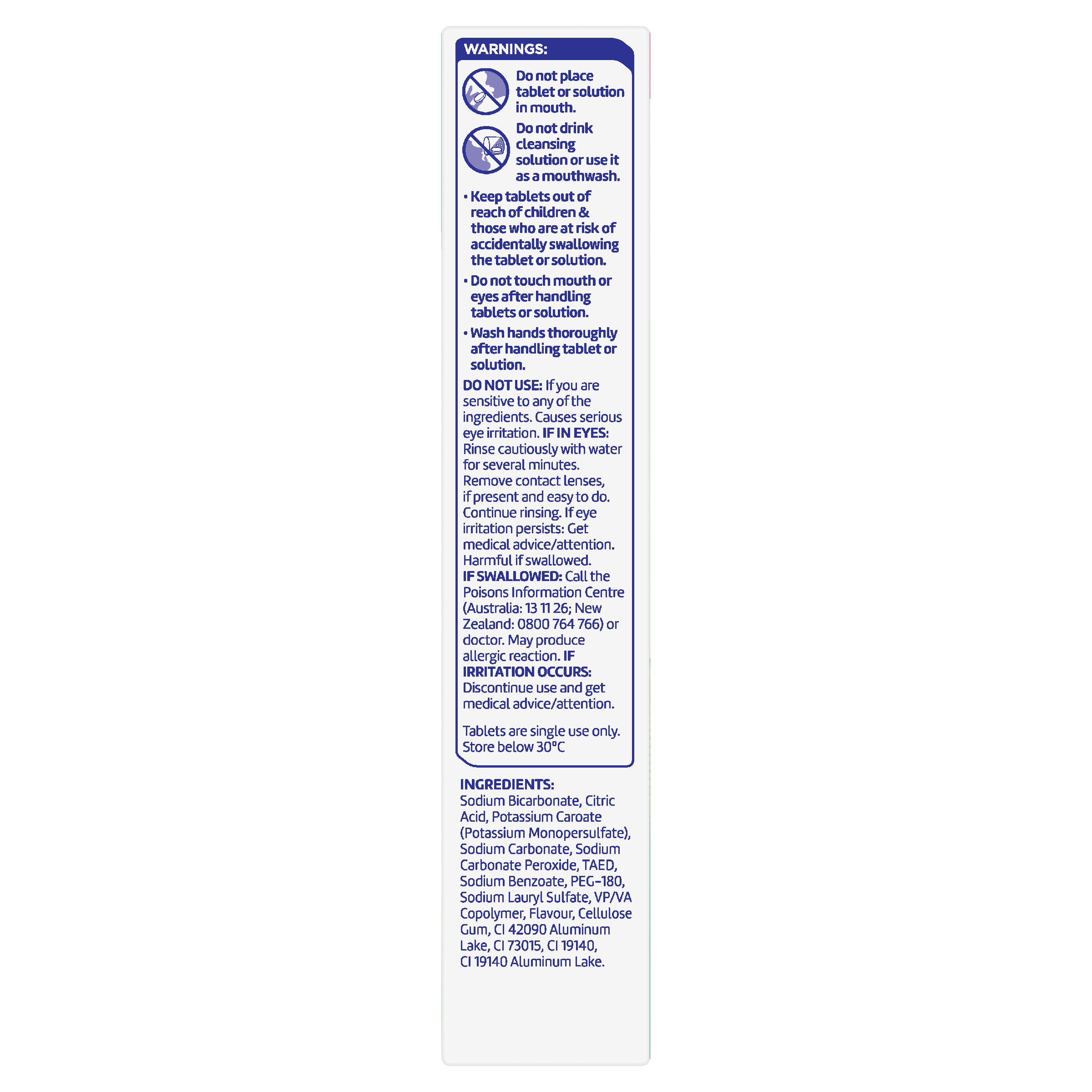 POLIDENT DENTURE CLEANSER FRESH ACTIVE 36 TABLETS - Image 3