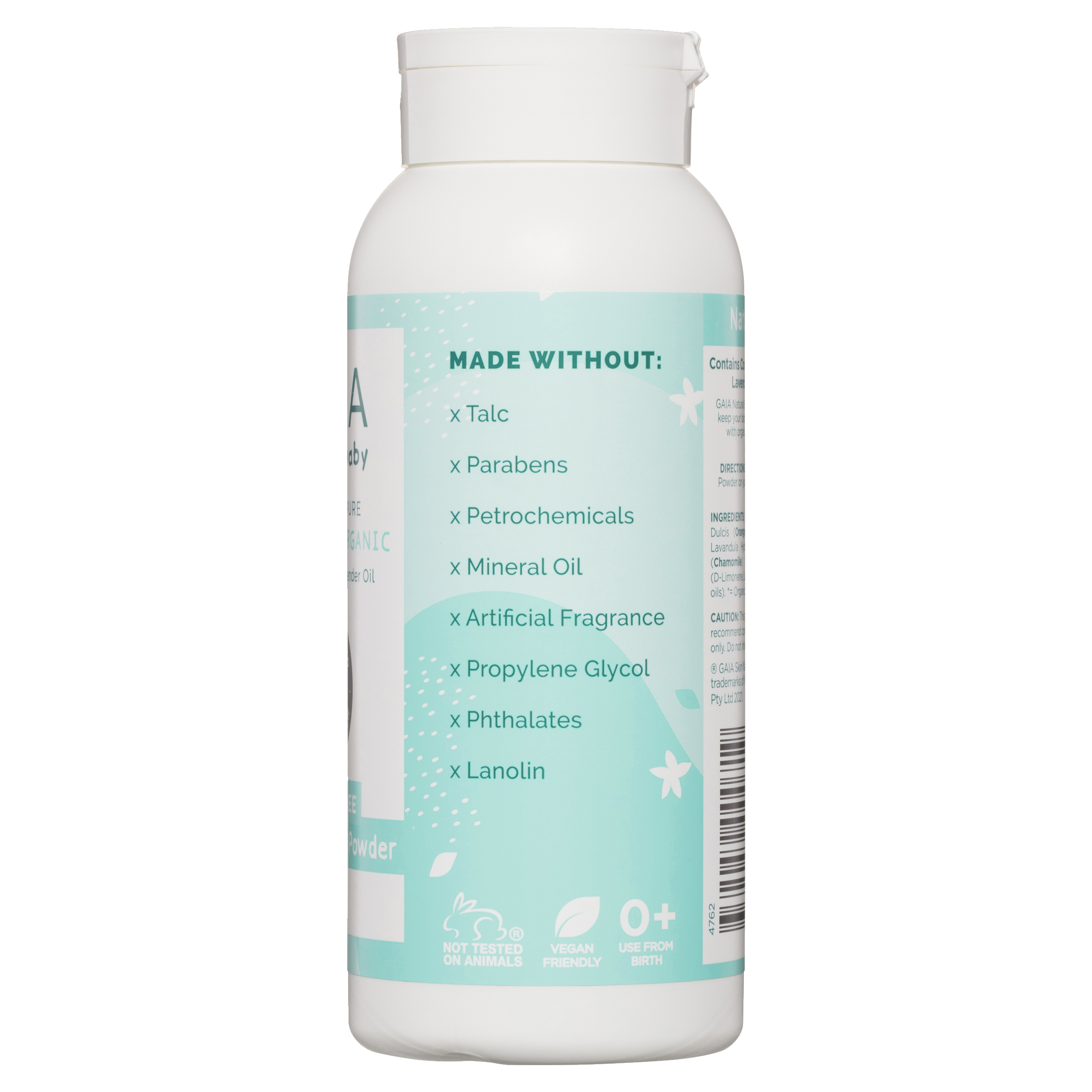 GAIA NATURALS BABY POWDER 200G - Image 4