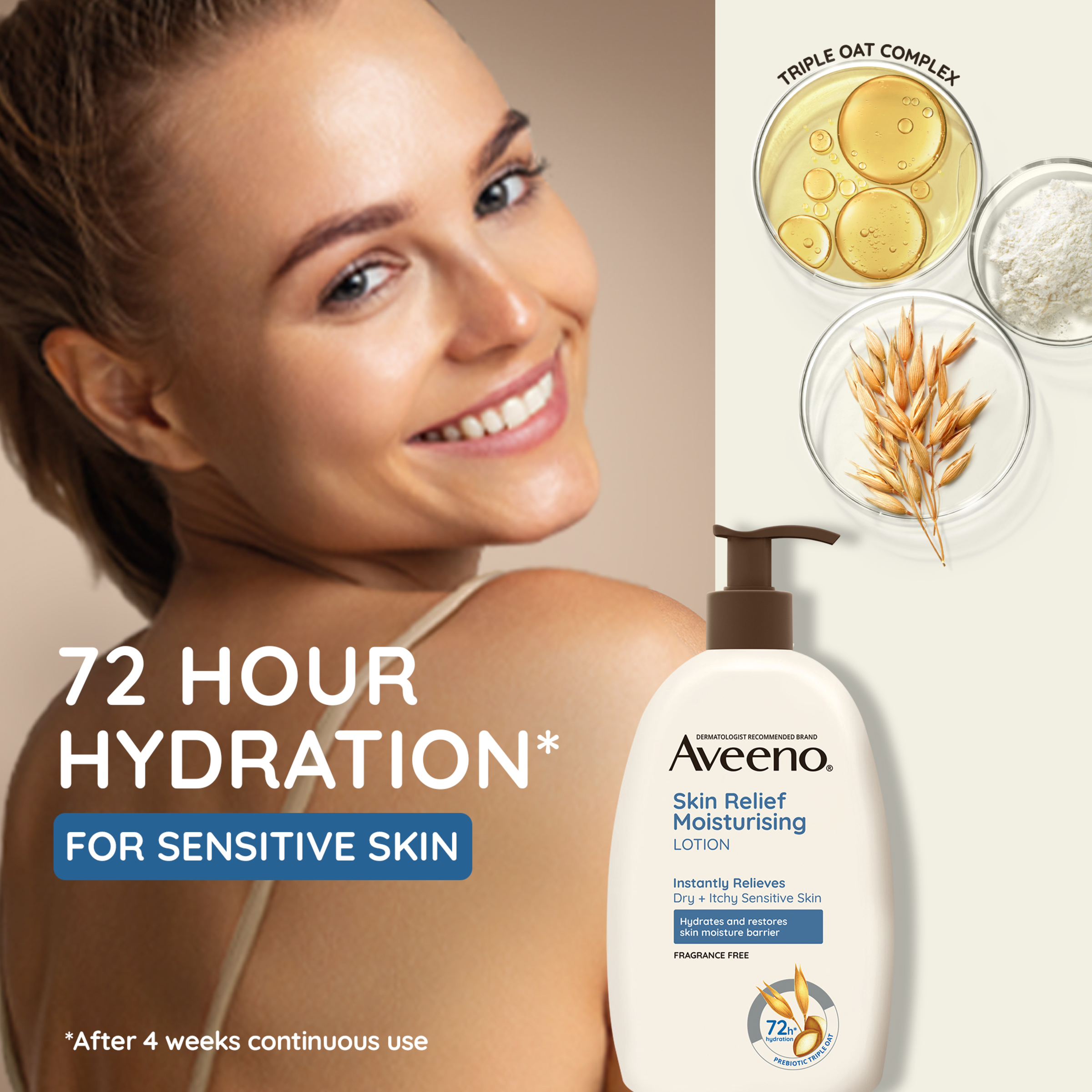 AVEENO SKIN RELIEF MOISTURISING WASH 1 LITRE - Image 6