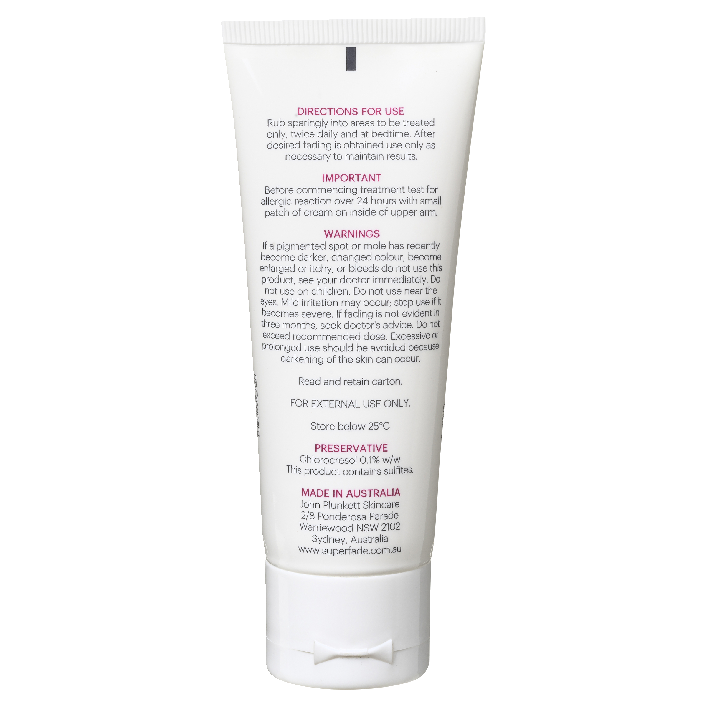 PLUNKETTS SUPERFADE CREAM 60ML - Image 8