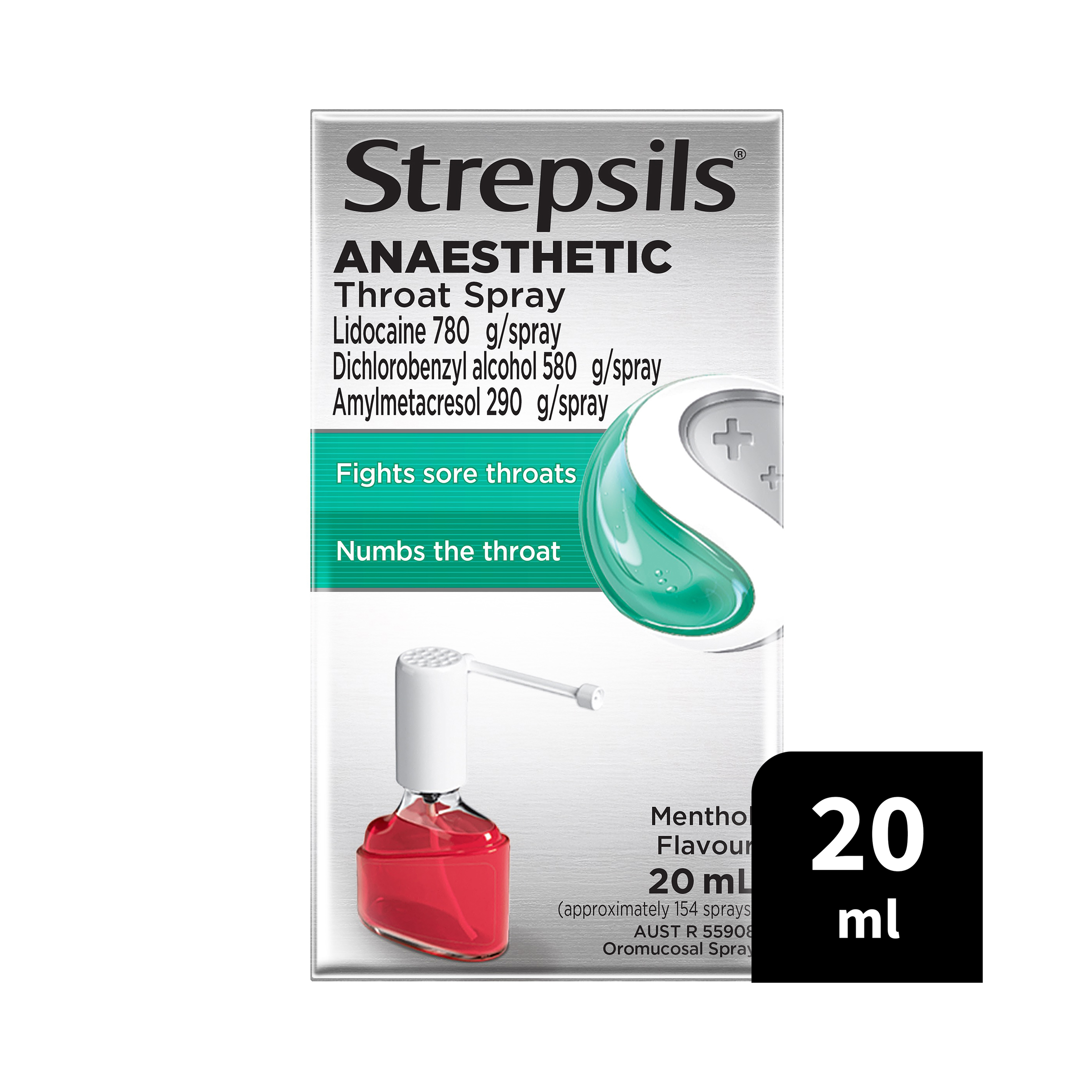 STREPSILS PLUS ANEASTHETIC THROAT SPRAY 20ML - Image 11