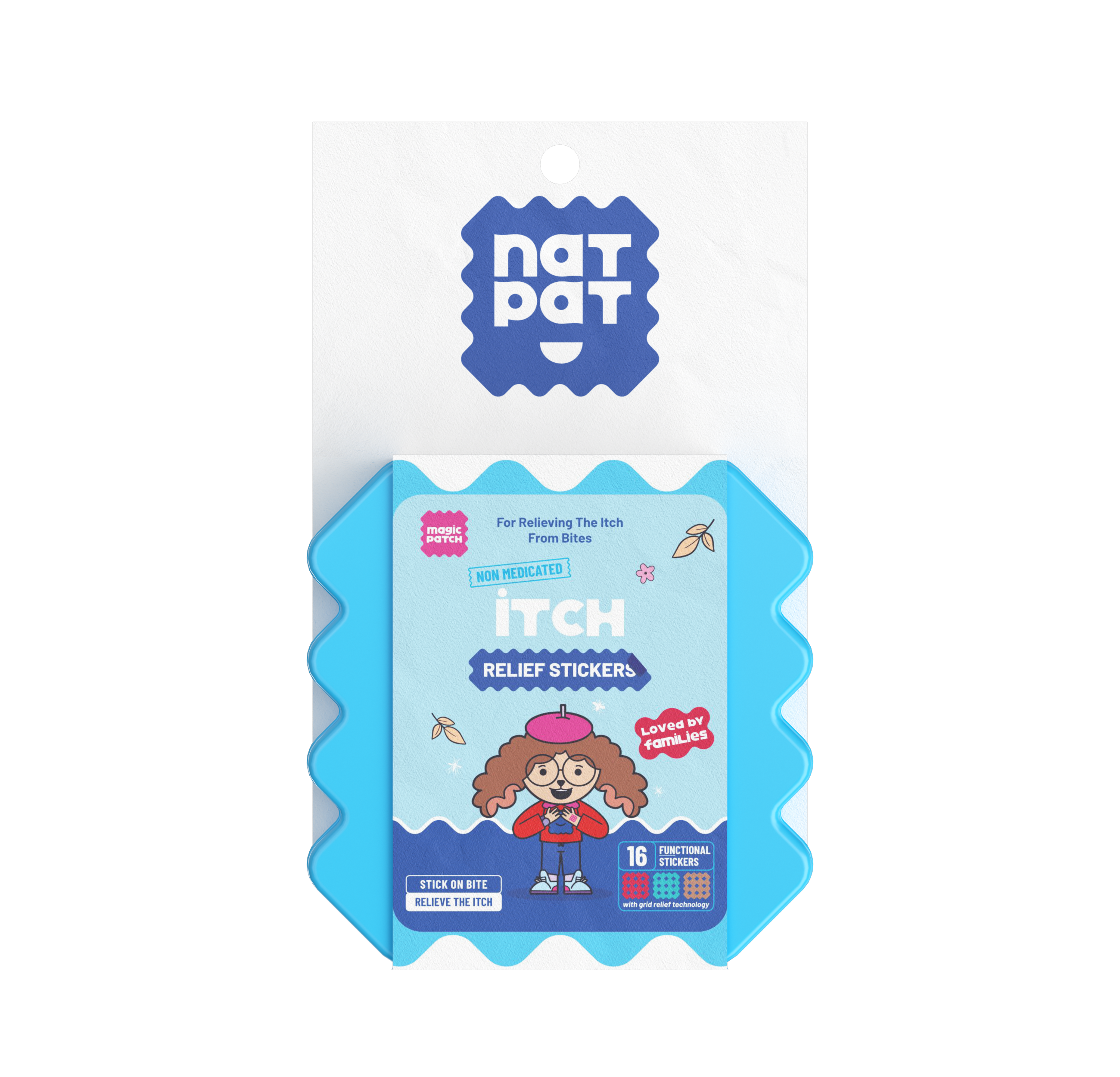 NATPAT MAGICPATCH ITCH RELIEF STICKERS 16 PACK
