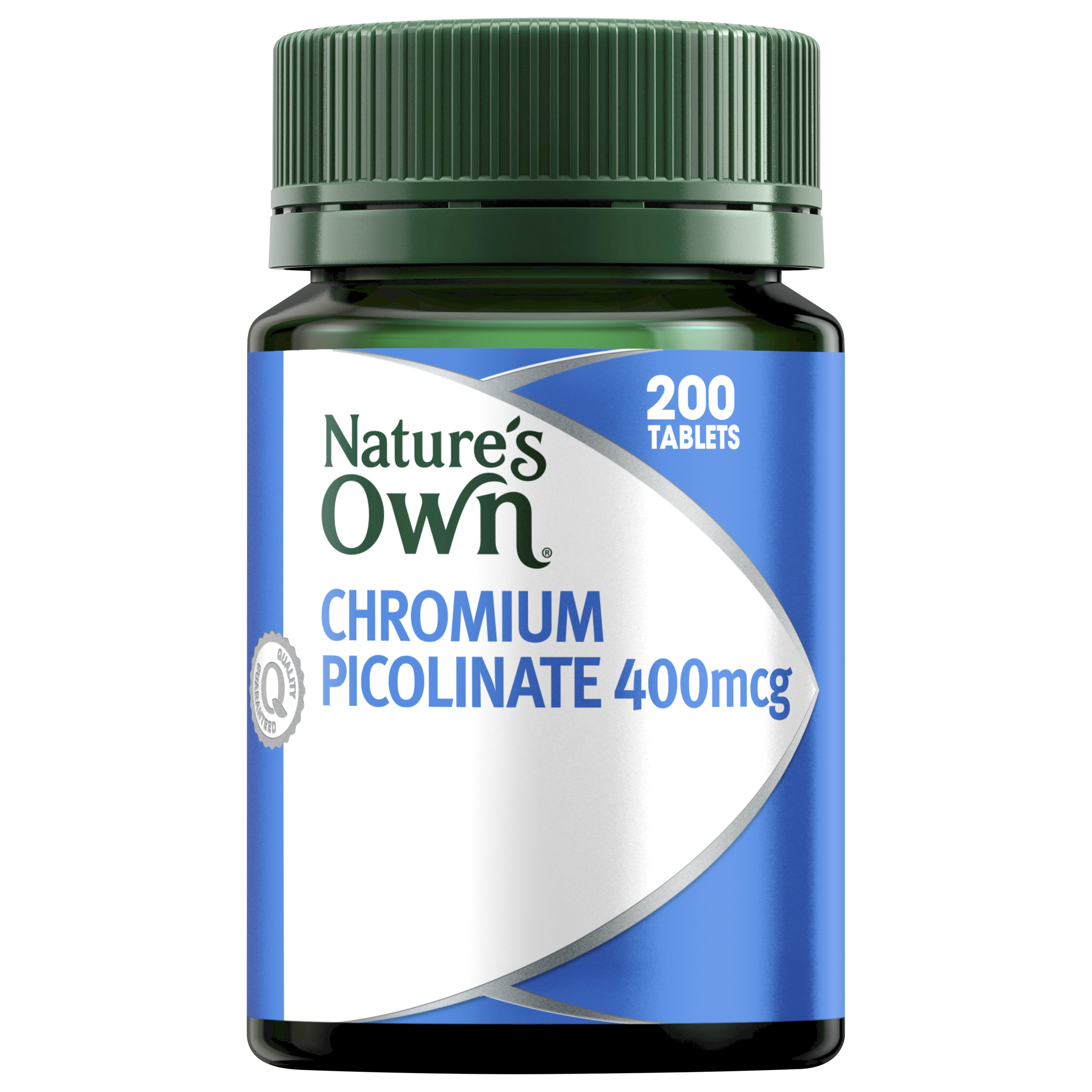 NATURES OWN CHROMIUM PICOLINATE 400MCG 200 TABLETS - Image 5