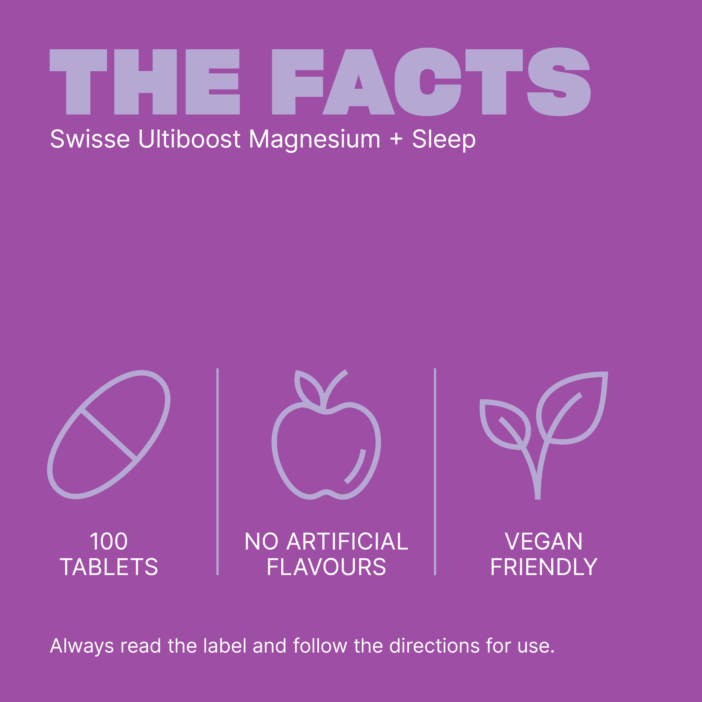 SWISSE ULTIBOOST MAGNESIUM + SLEEP 100 TABLETS - Image 6