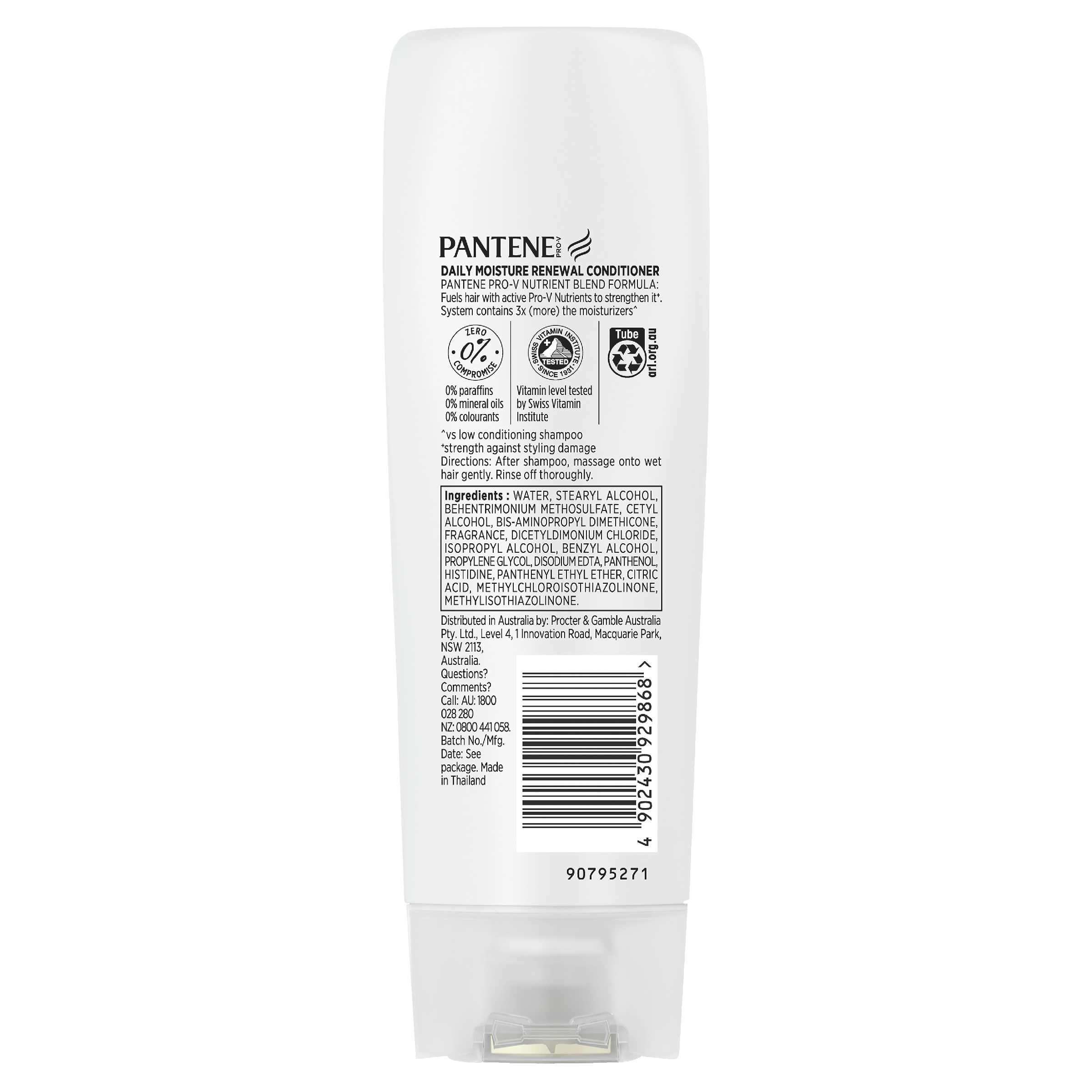 PANTENE PRO V DAILY MOISTURE RENEWAL CONDITIONER 375ML - Image 2