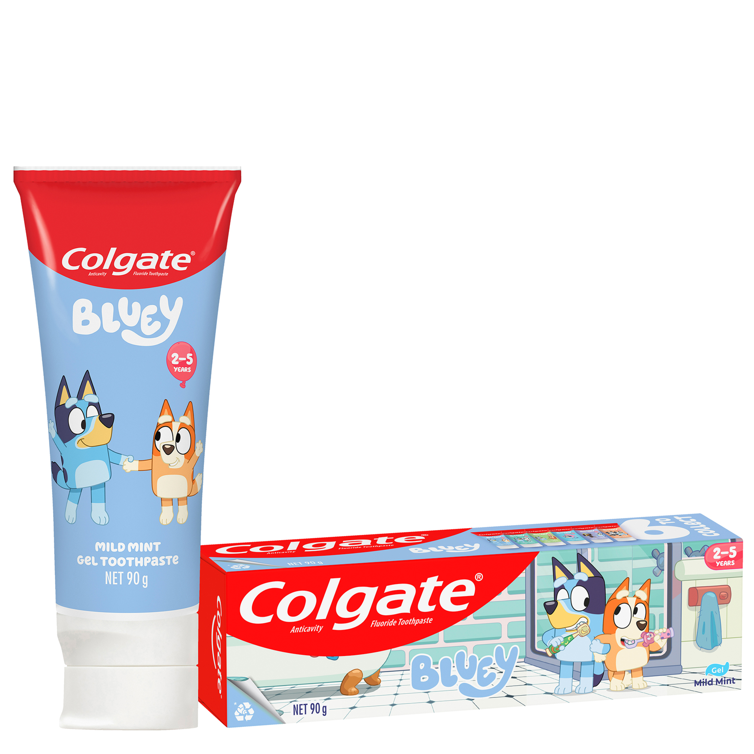 COLGATE TOOTHPASTE KIDS BLUEY 2-5 YEARS MINT GEL 90G - Image 10