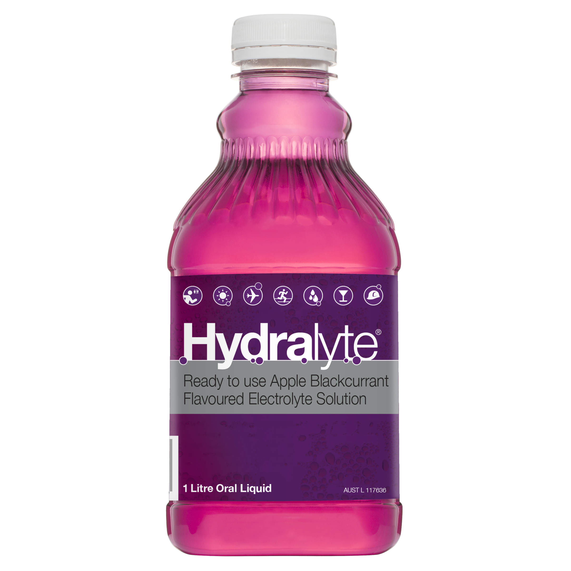 HYDRALYTE LIQUID APPLE BLACKCURRANT 1 LITRE - Image 5