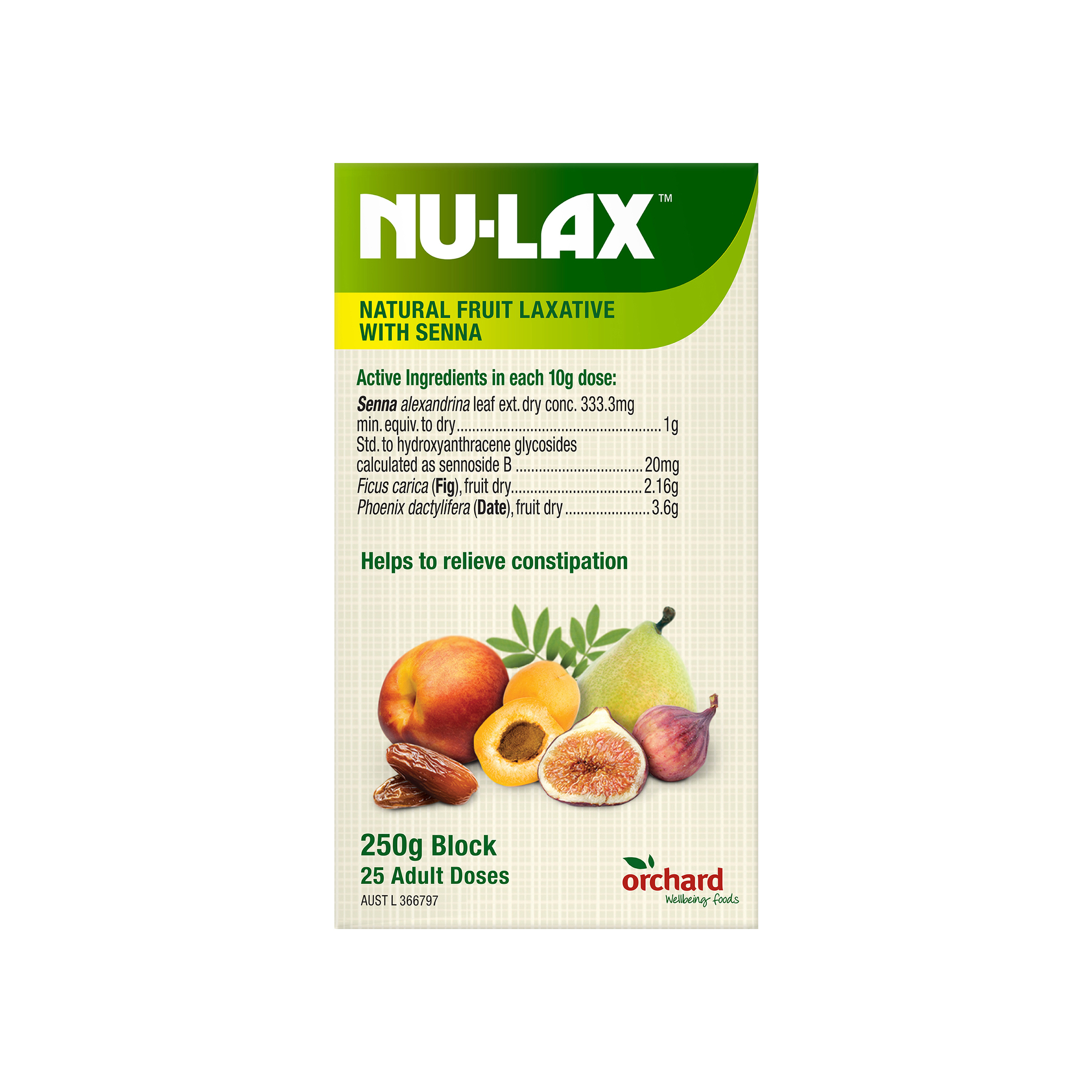NU-LAX NATURAL FRUIT LAXATIVE WITH SENNA 250G - Image 4