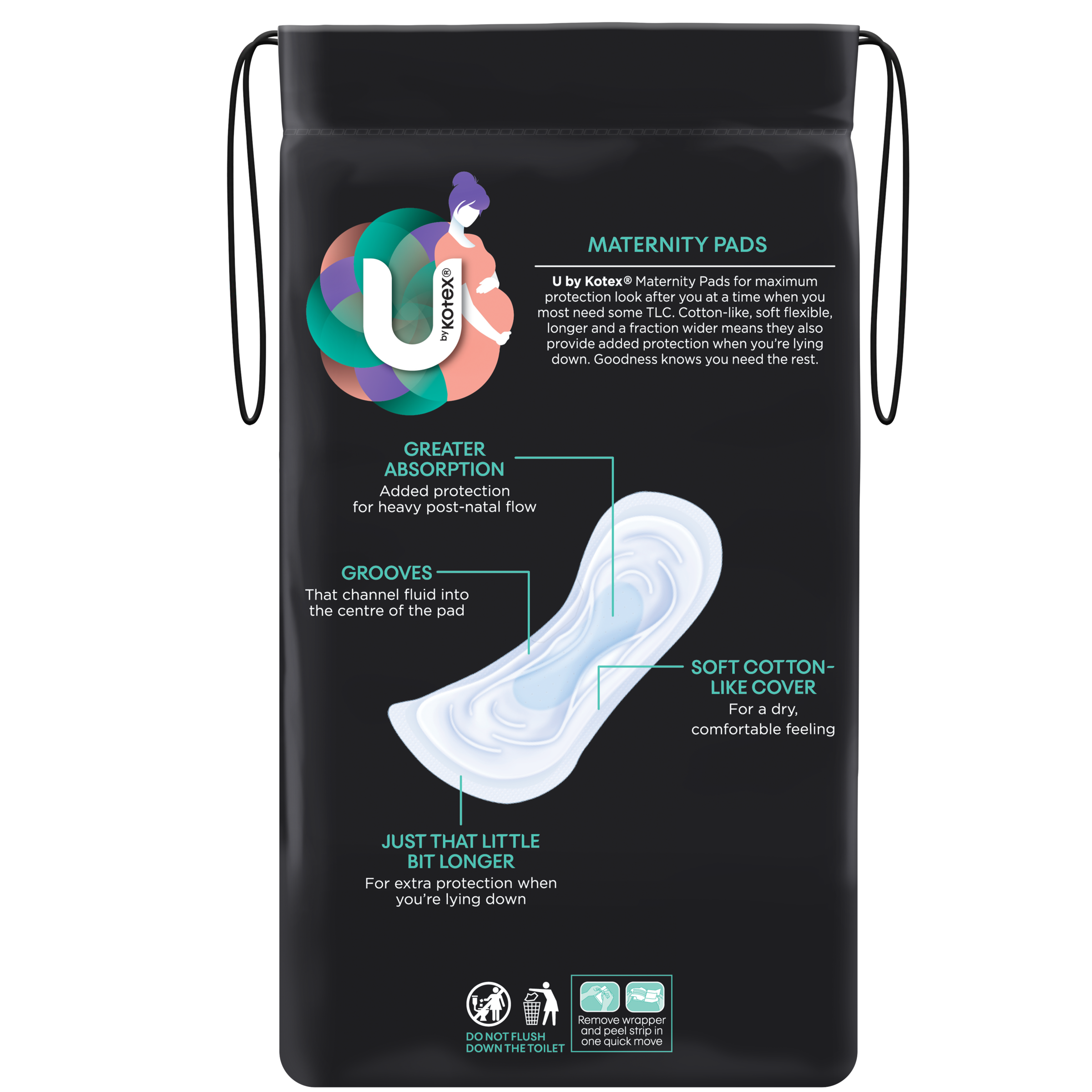 U BY KOTEX PADS MATERNITY 10 PACK - Image 4