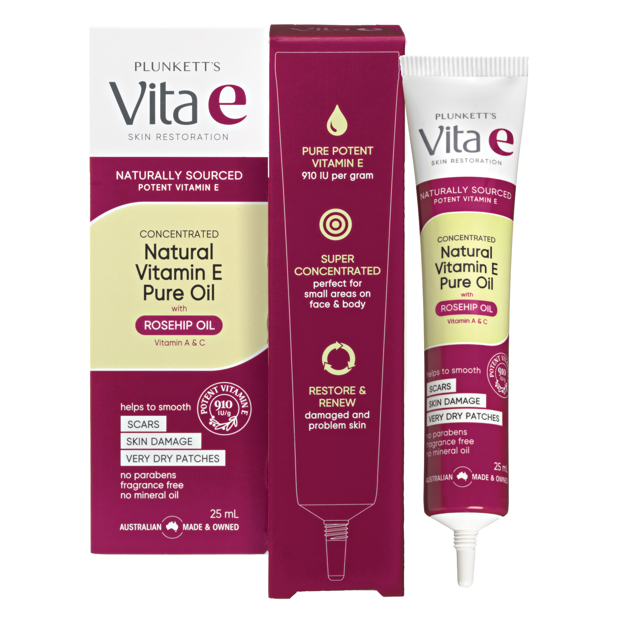 PLUNKETTS VITA E SUPER CONCENTRATED VITAMIN E OIL 25ML