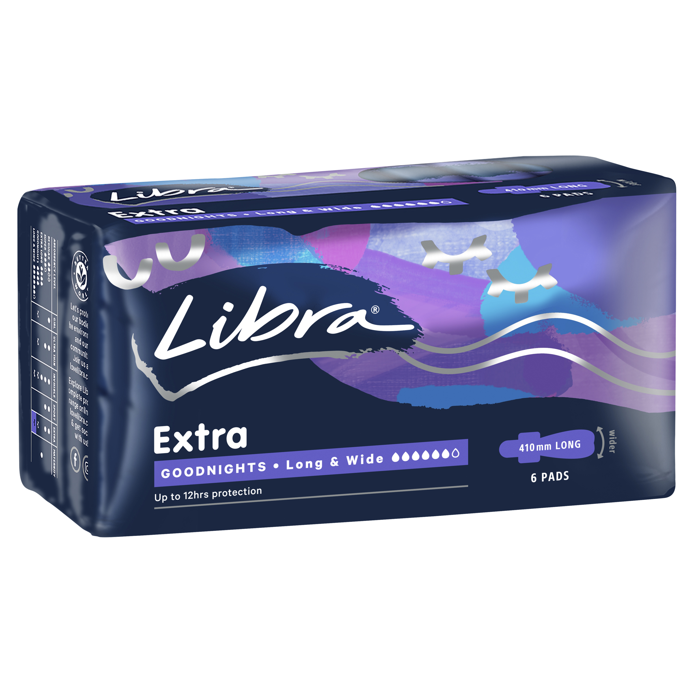 LIBRA PAD EXTRA GOODNIGHT LONG 6 PACK