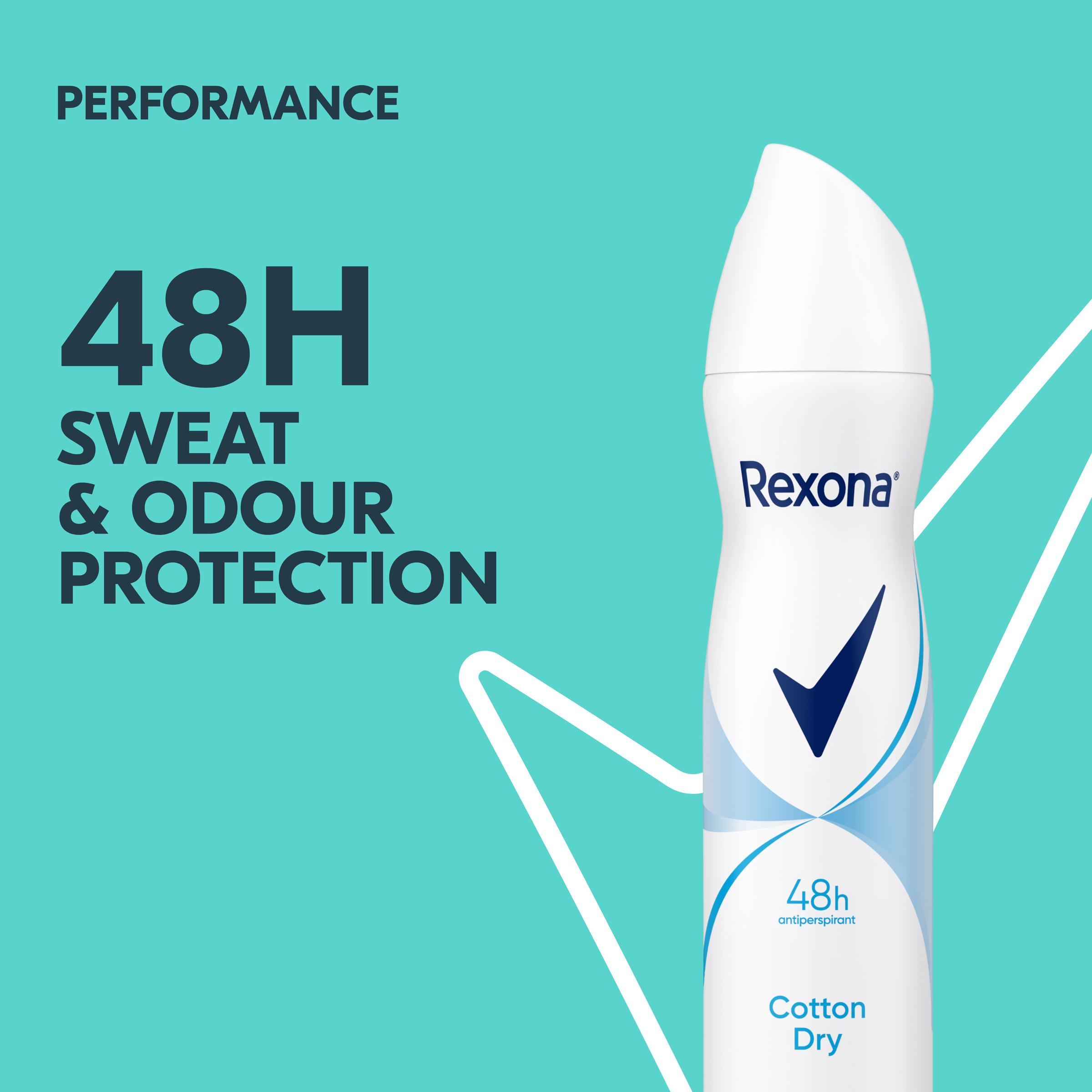 REXONA ANTIPERSPIRANT WOMEN COTTON DRY 48HR 250ML - Image 4