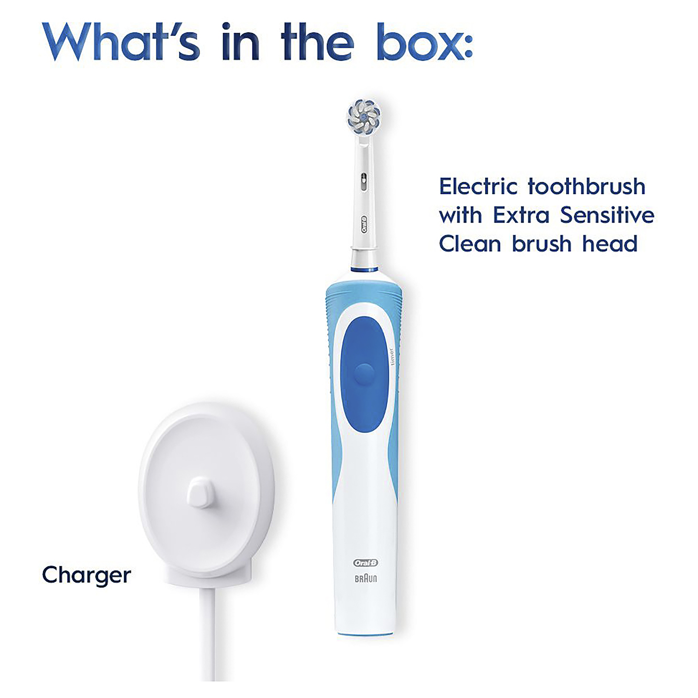 ORAL-B VITALITY+ POWER BRUSH MICROPULSE EXTRA SENSITIVE 1 PACK - Image 5