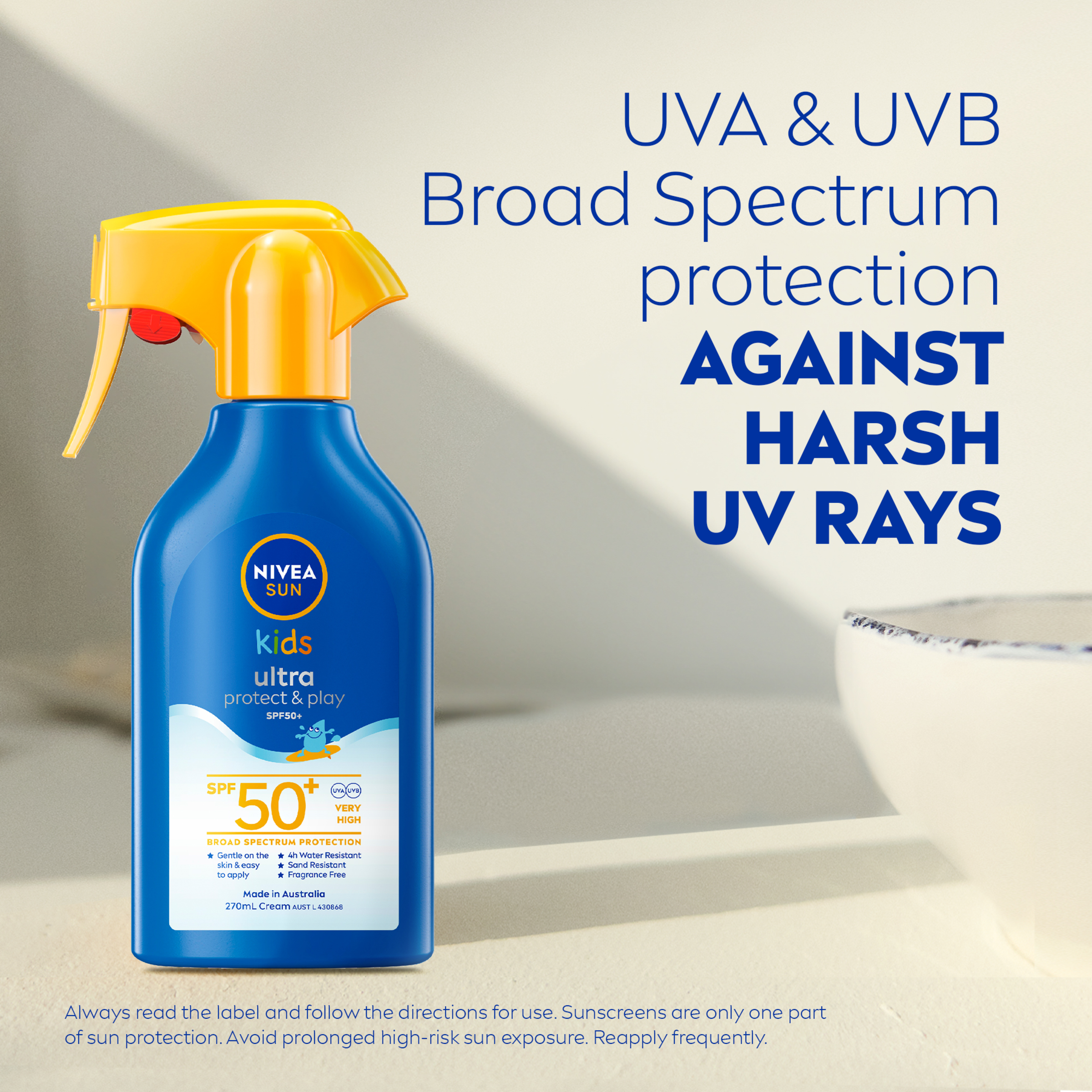 NIVEA SUN KIDS PROTECT & PLAY SPF50+ 270ML - Image 3