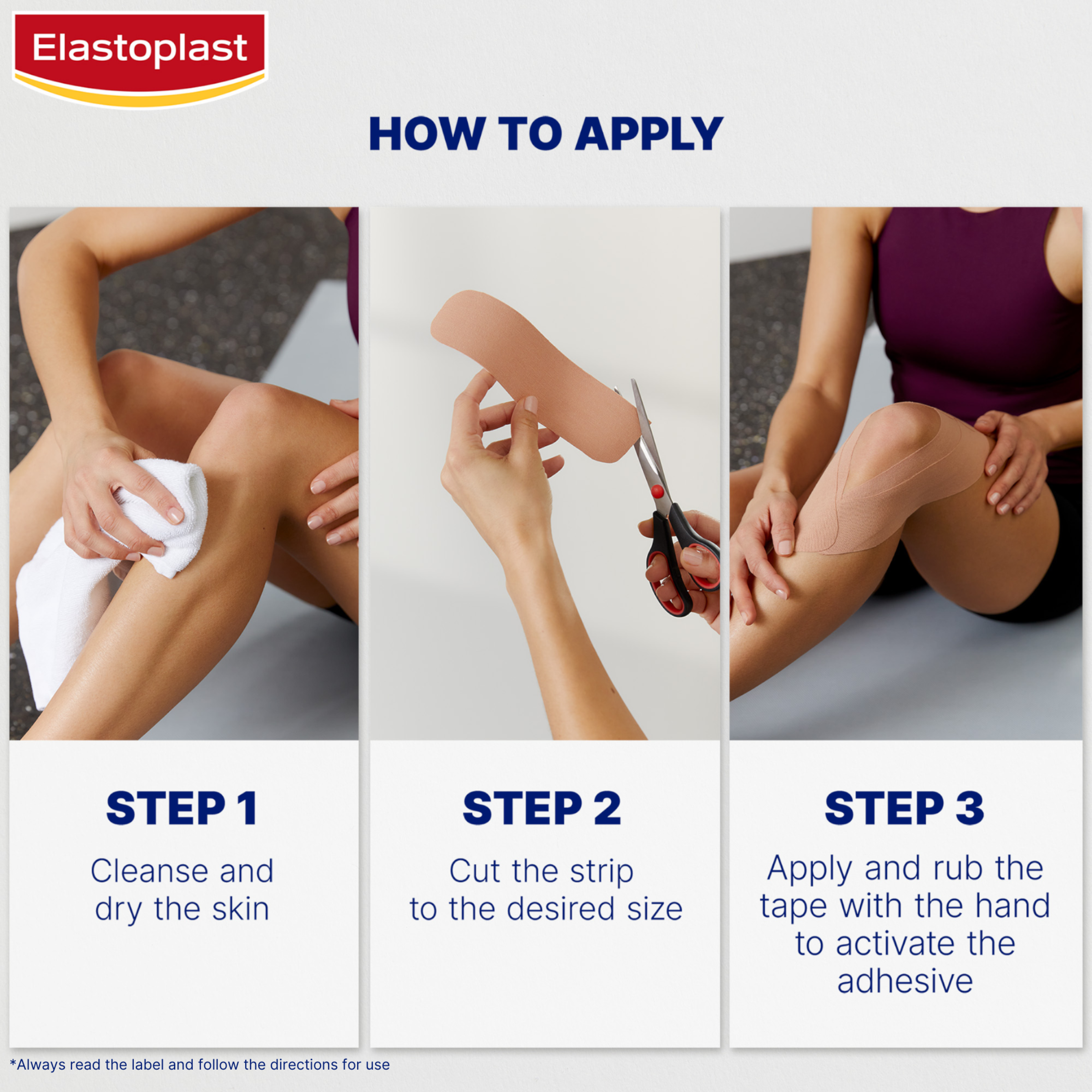ELASTOPLAST SPORT KINESIO TAPE BEIGE - Image 6