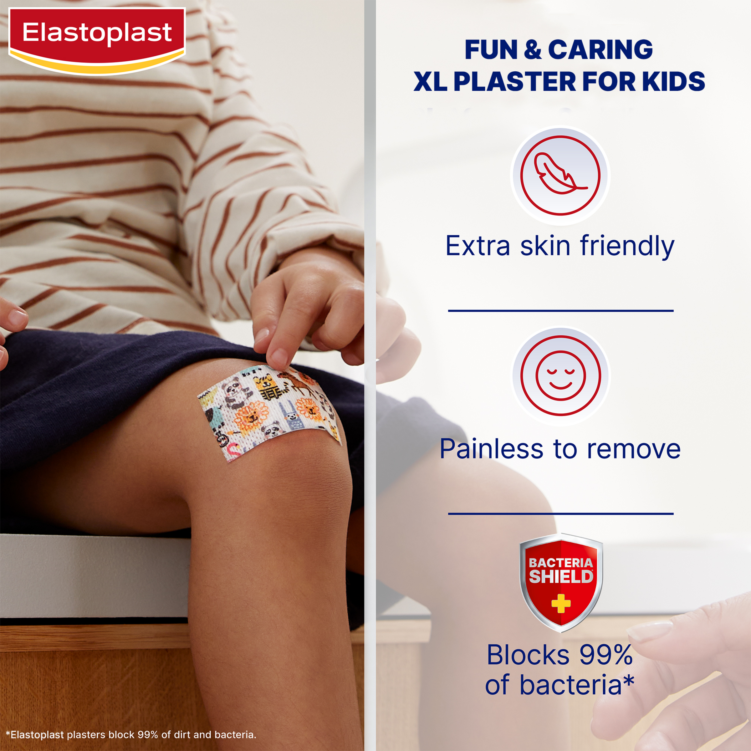 ELASTOPLAST KIDS SENSITIVE XL 10 PACK - Image 4