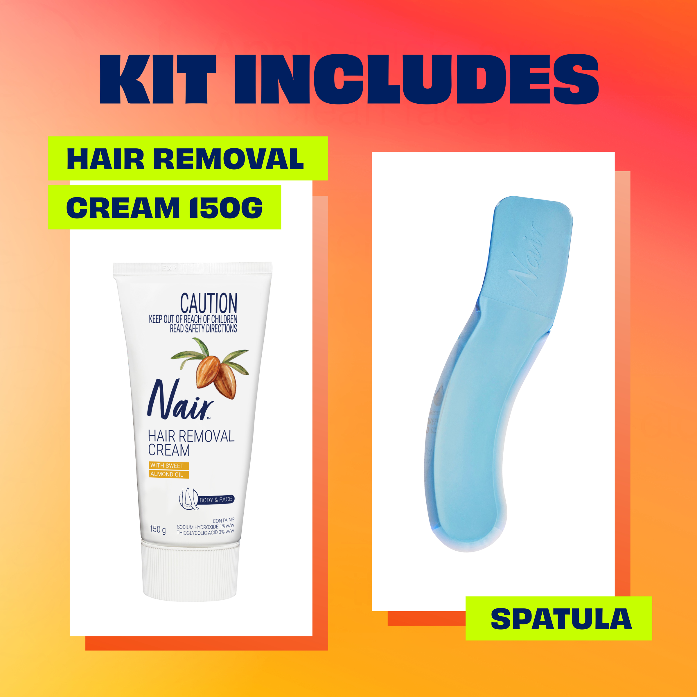 NAIR SENSITIVE HAIR REMOVAL CREAM SENSITIVE 150G - Image 9