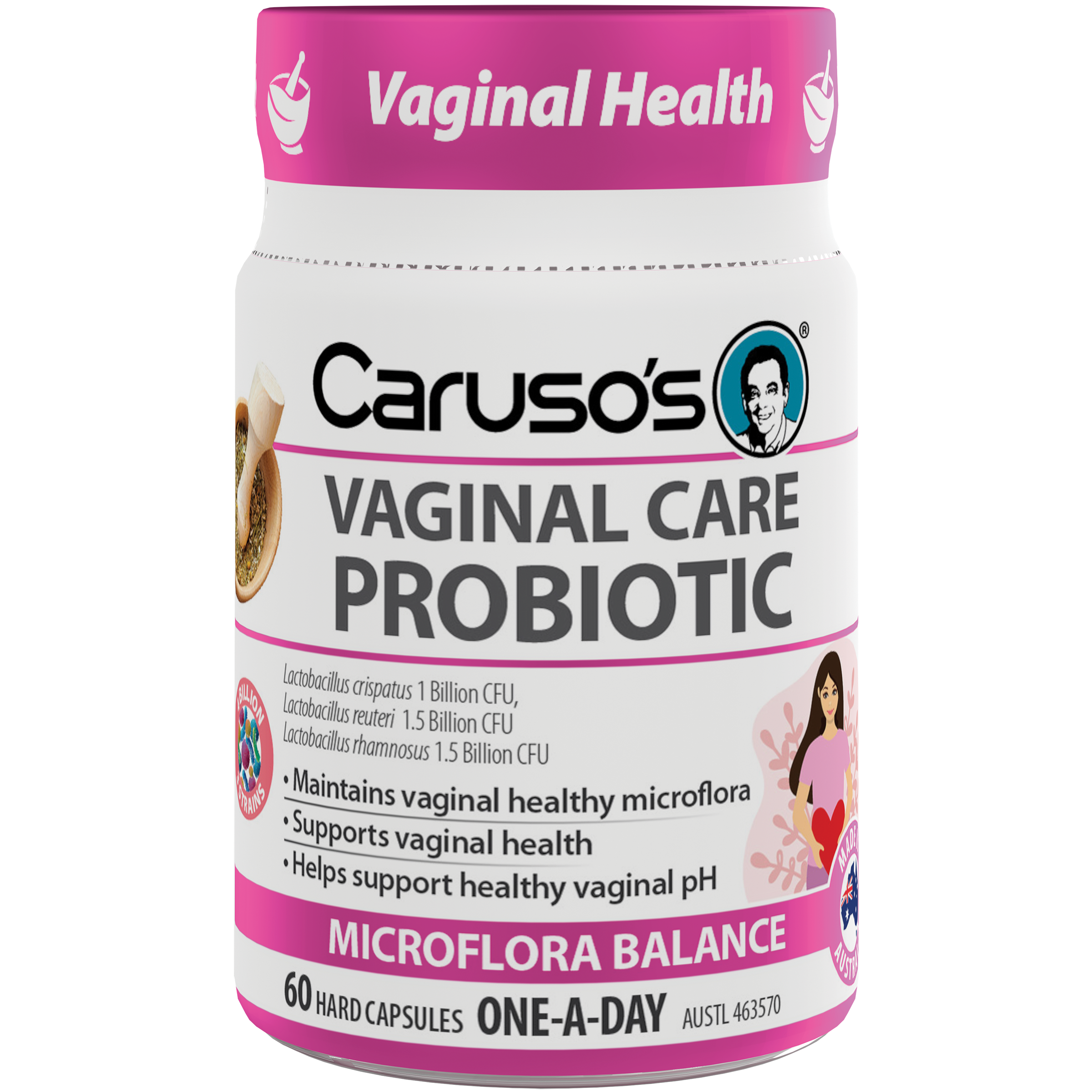 CARUSOS VAGINAL CARE PROBIOTICS 60 TABLETS