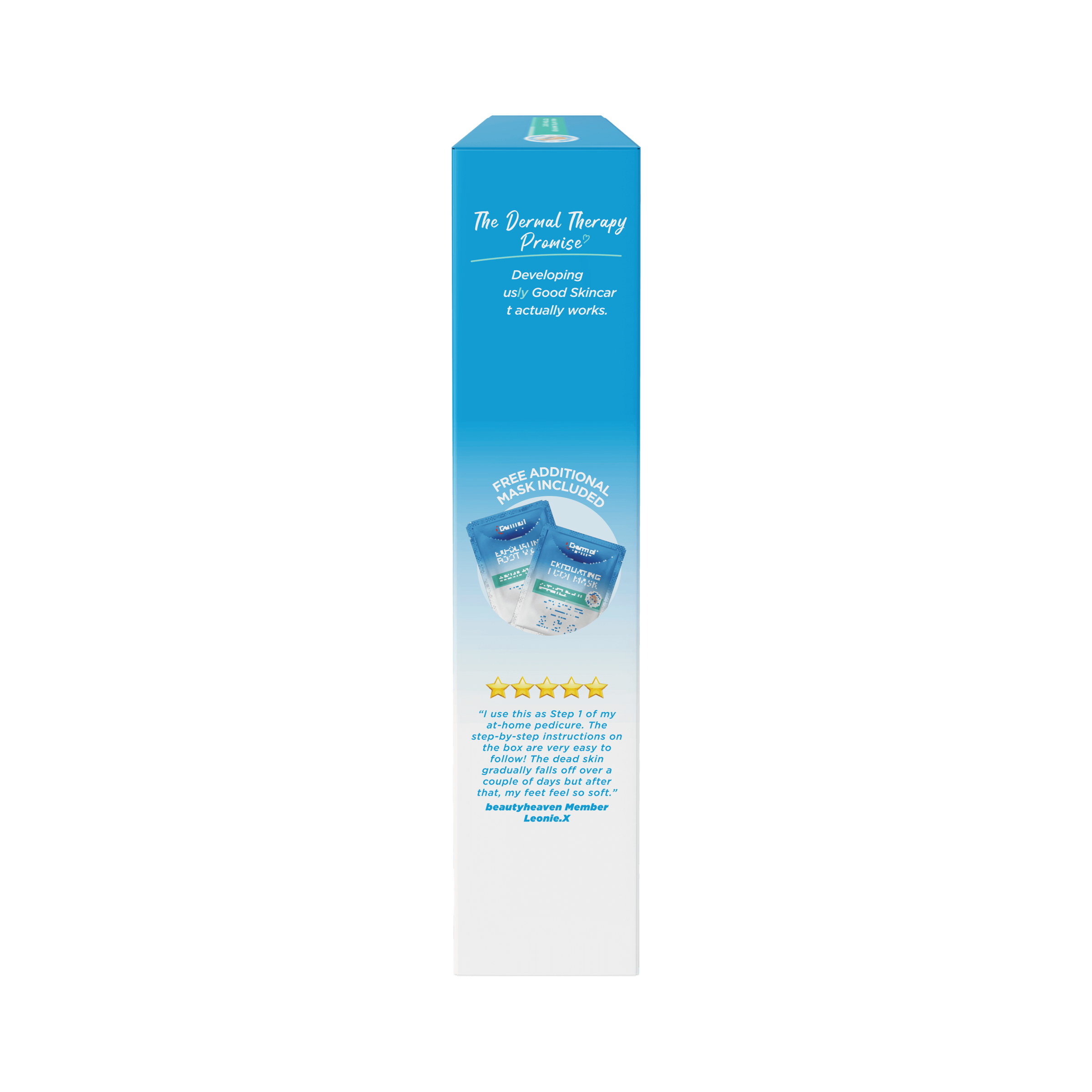 DERMAL THERAPY EXFOLIATING FOOT MASK 1 PACK - Image 3