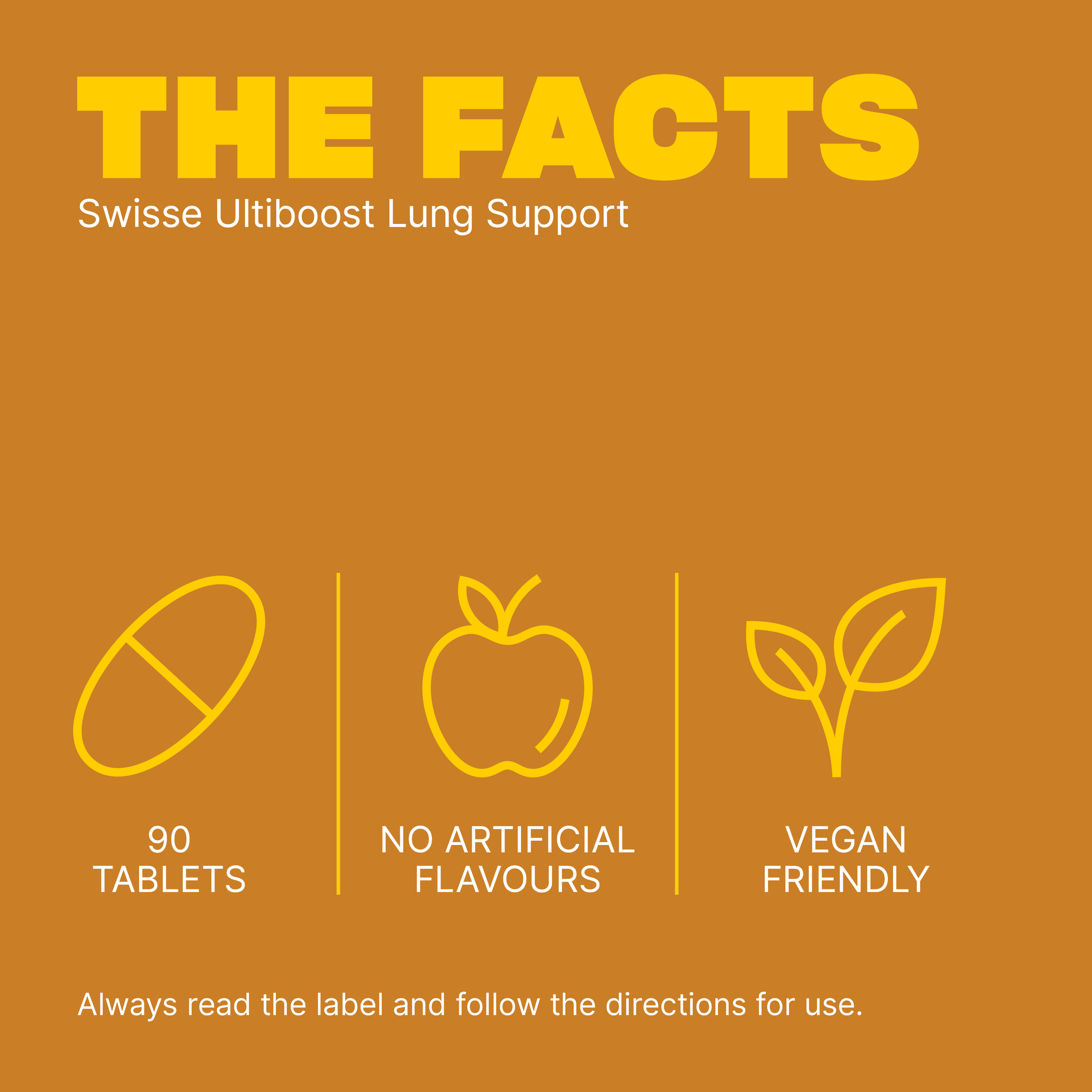 SWISSE ULTIBOOST LUNG HEALTH SUPPORT 90 TABLETS - Image 6