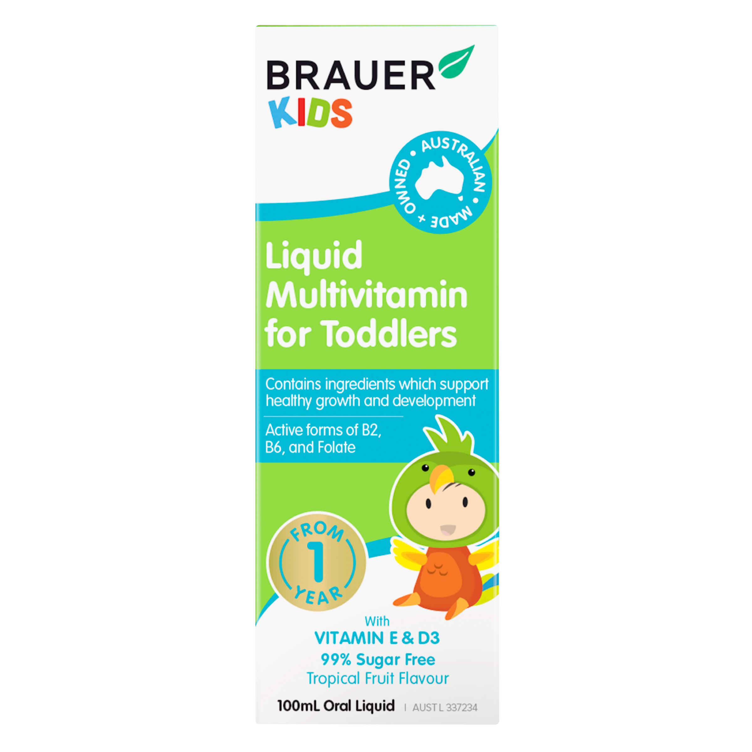 BRAUER BABY & KIDS MULTIVITAMIN LIQUID FOR TODDLERS 100ML - Image 5