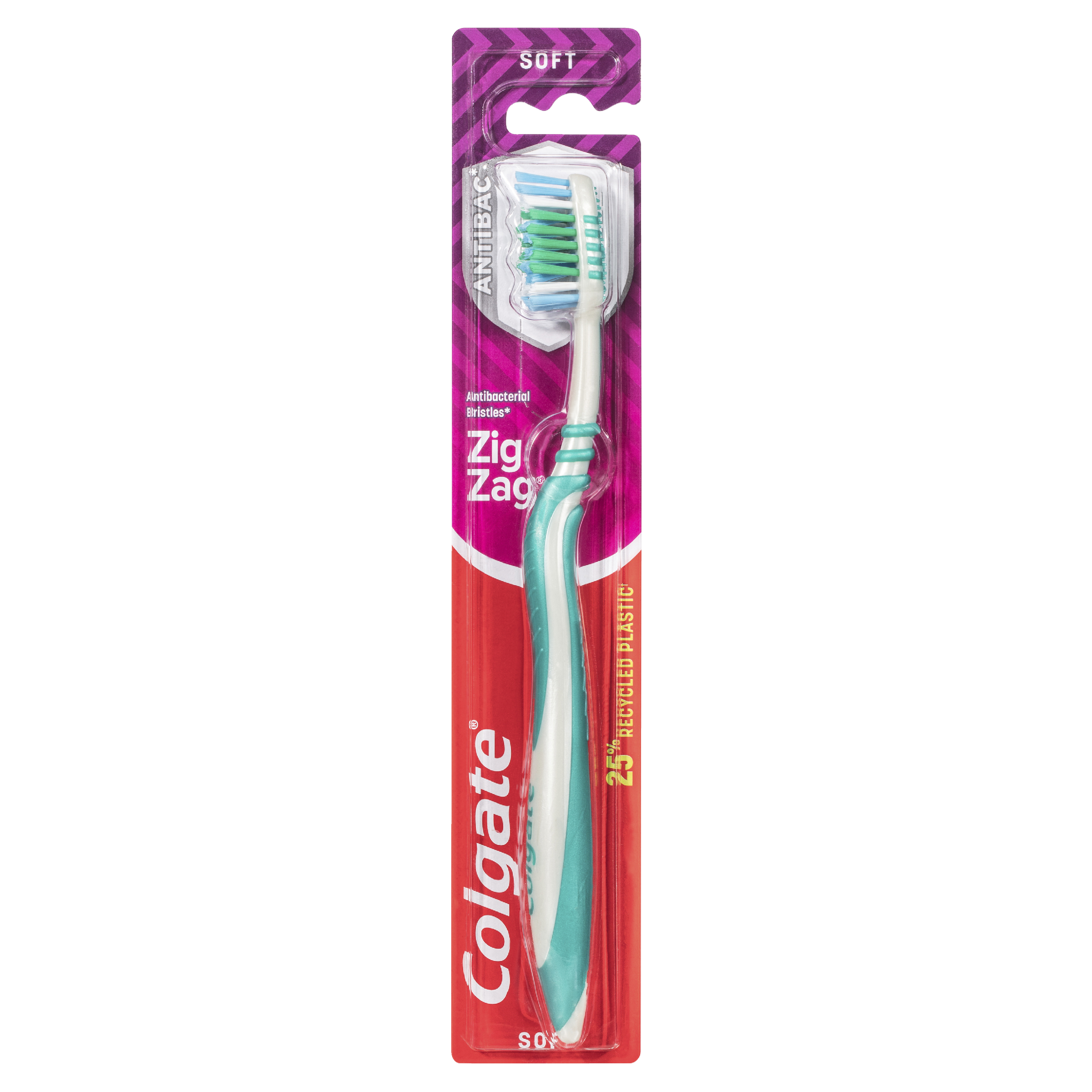 COLGATE TOOTHBRUSH ZIG-ZAG INTERDENTAL CLEAN SOFT 1 PACK