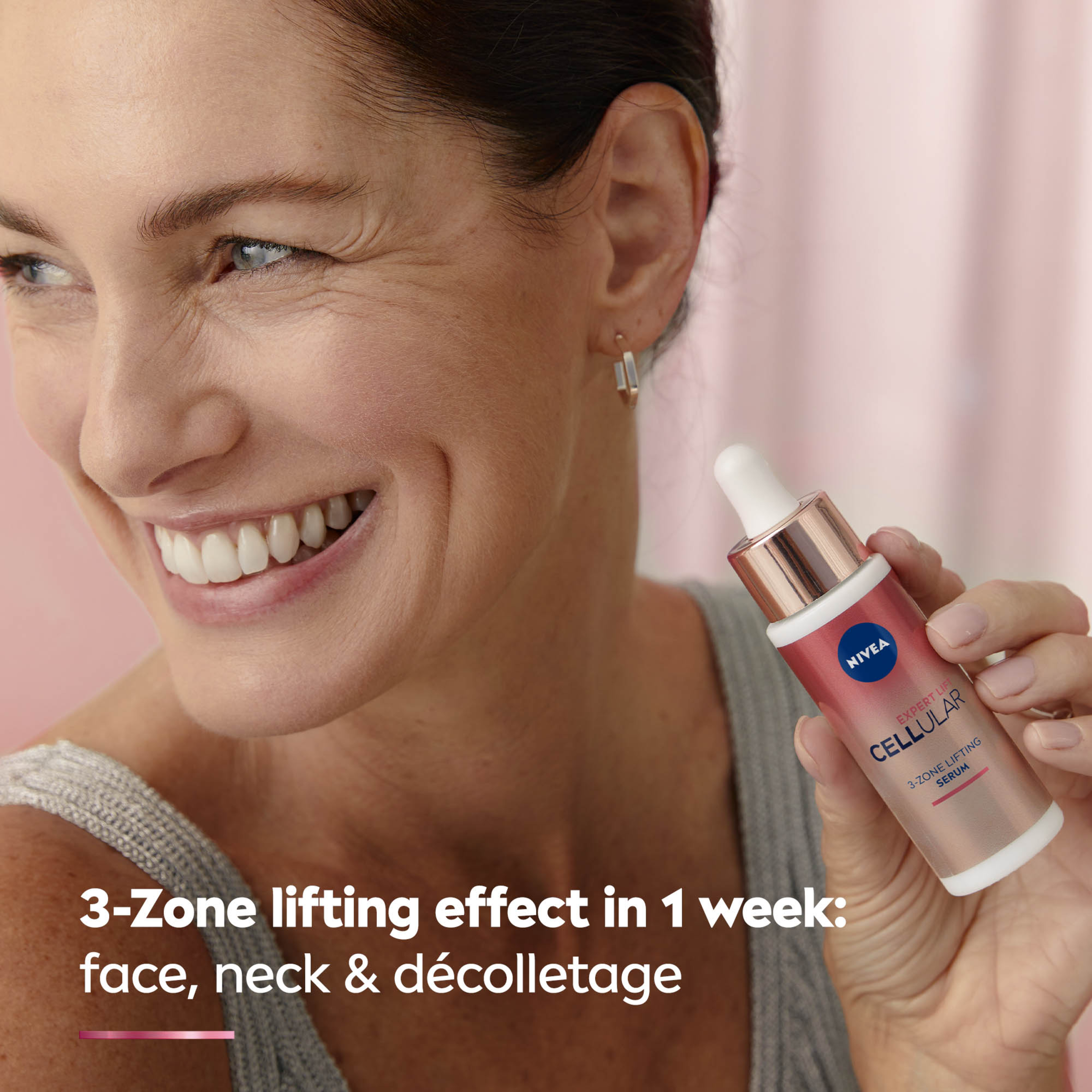 NIVEA CELLULAR EXPERT LIFT 3-ZONE SERUM 30ML - Image 4