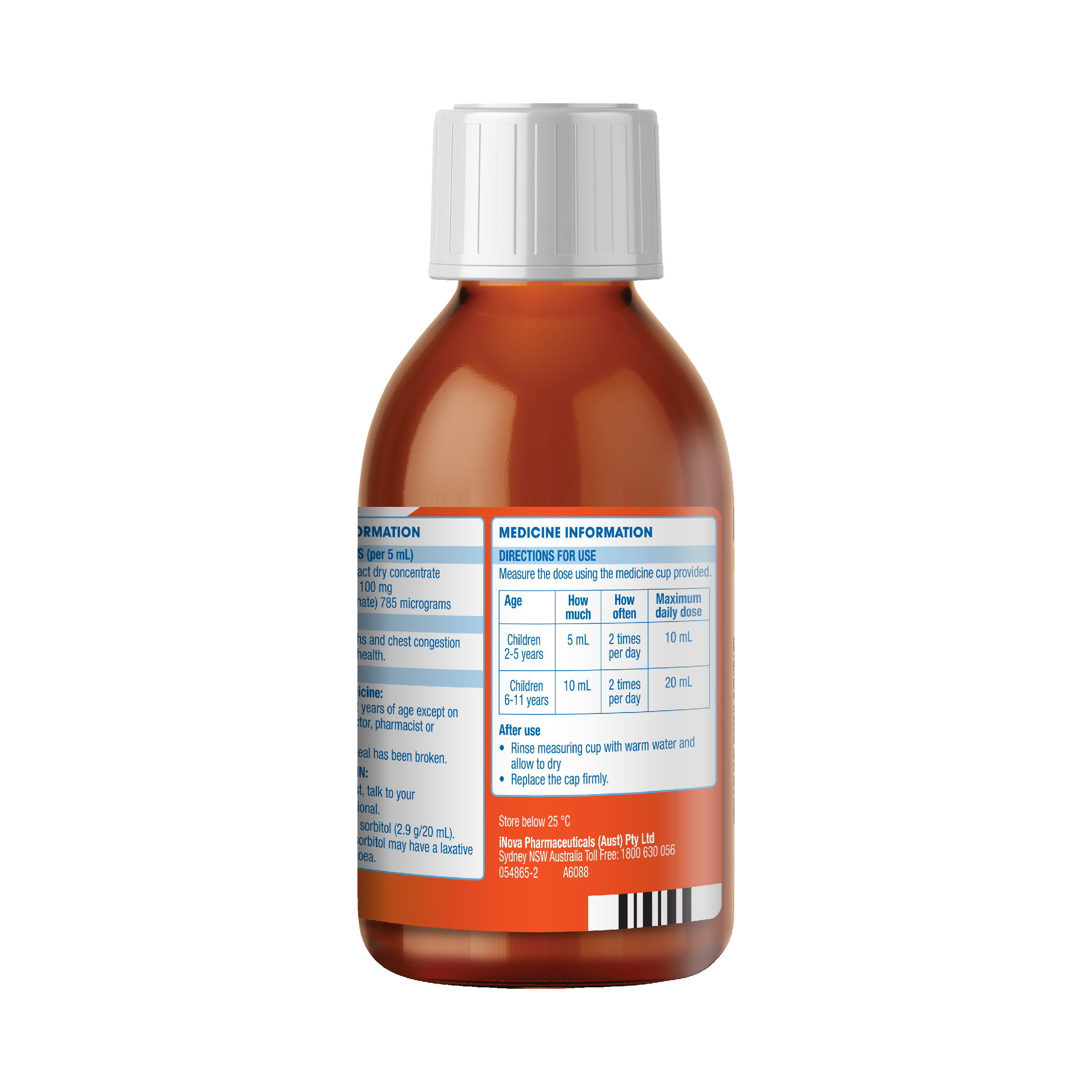 DEMAZIN KIDS COUGH + IMMUNE DEFENCE SYRUP 200ML - Image 5