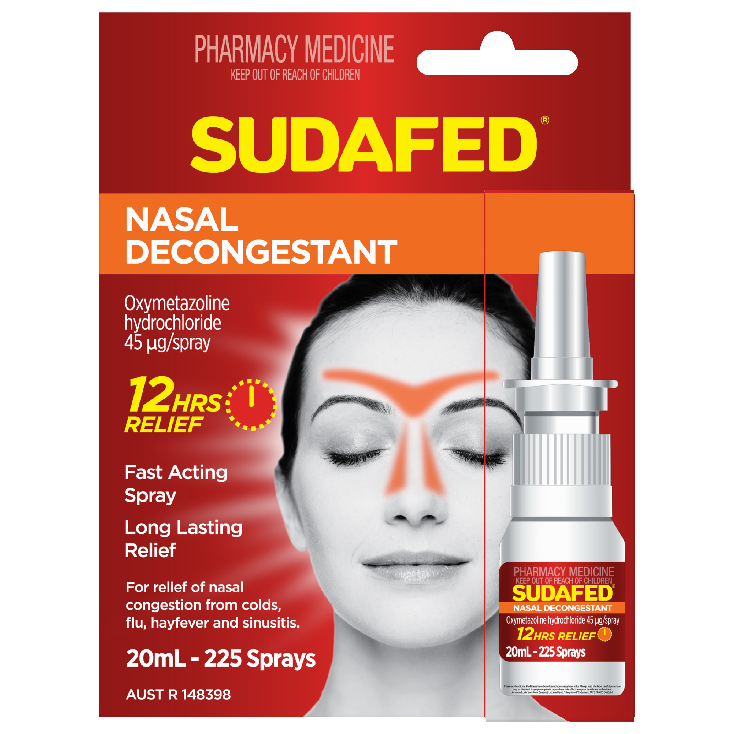 SUDAFED NASAL SPRAY PUMP 20ML - Image 2