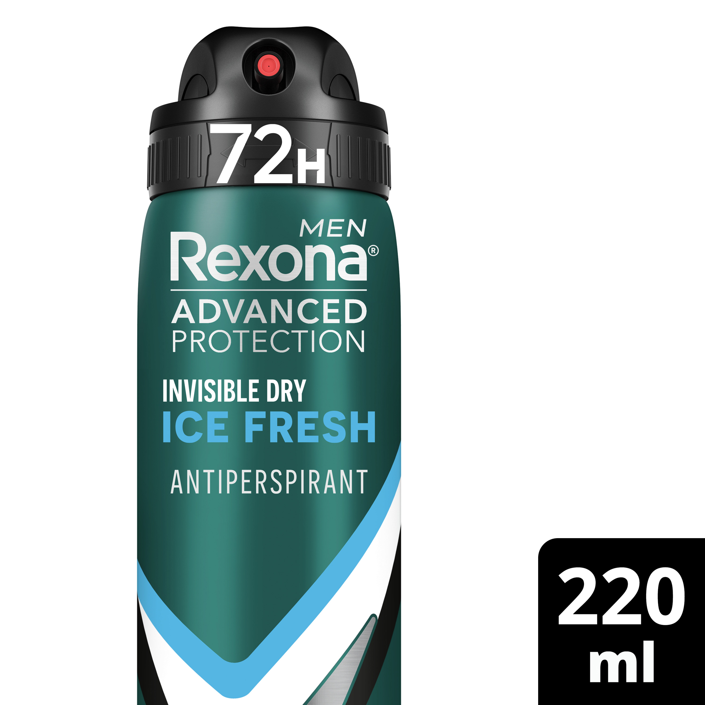 REXONA MEN ADVANCE PROTECT ANTIPERSPIRANT INVISIBLE ICE FRESH 72HR 220ML - Image 7